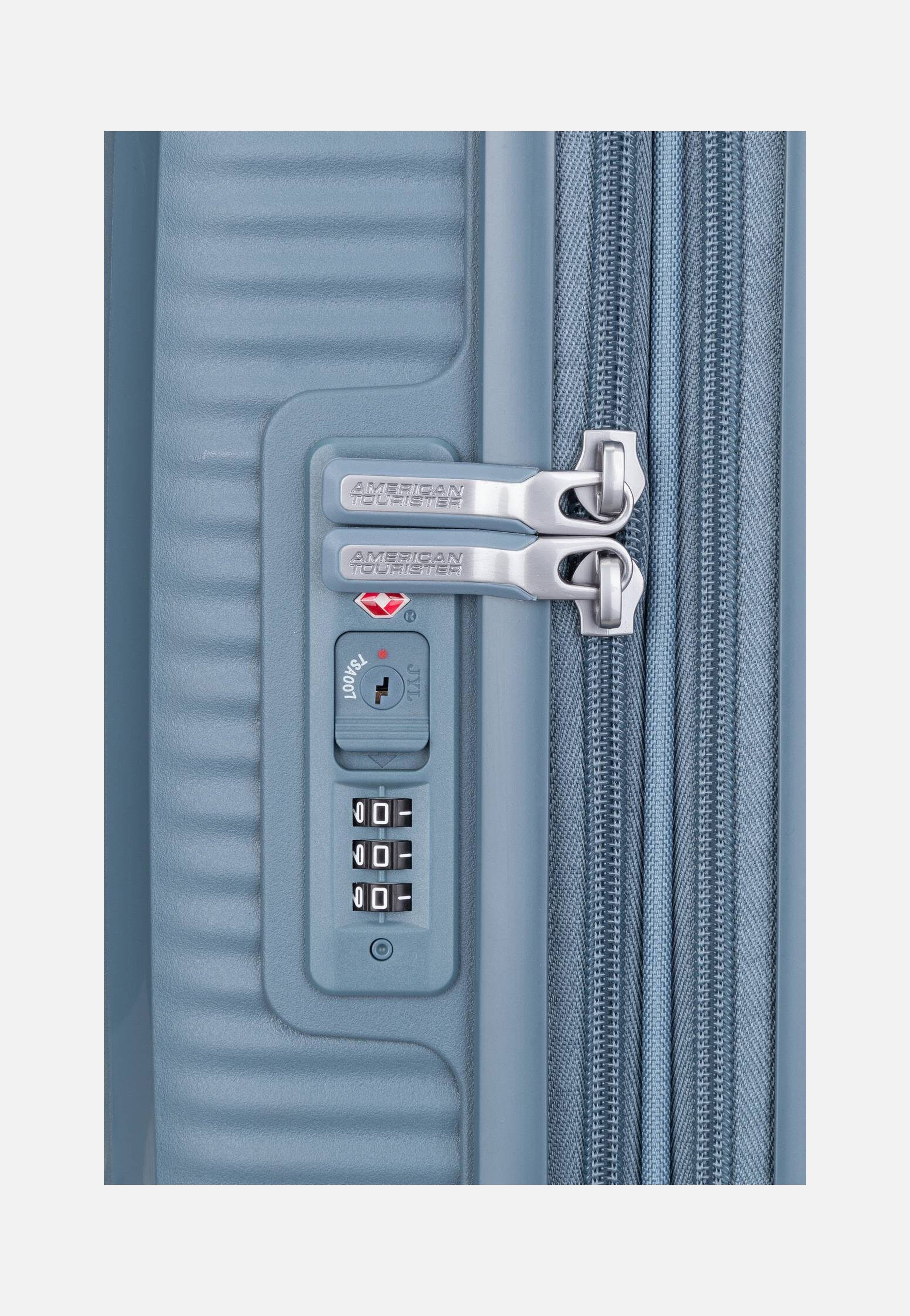 American Tourister - SoundBox Spinner 55 EXP Stone Blue - Suitcase | Neutral-Image