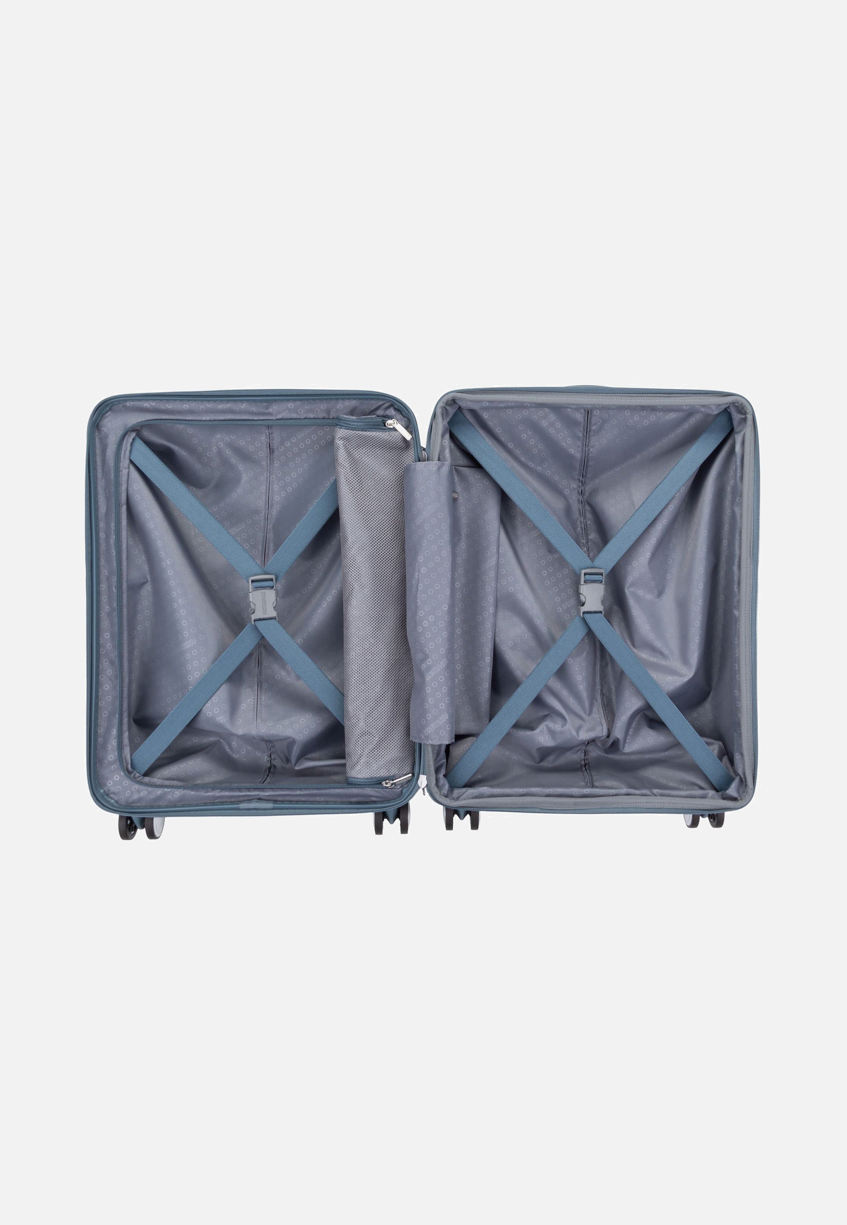 American Tourister - SoundBox Spinner 55 EXP Stone Blue - Suitcase | Neutral-Image