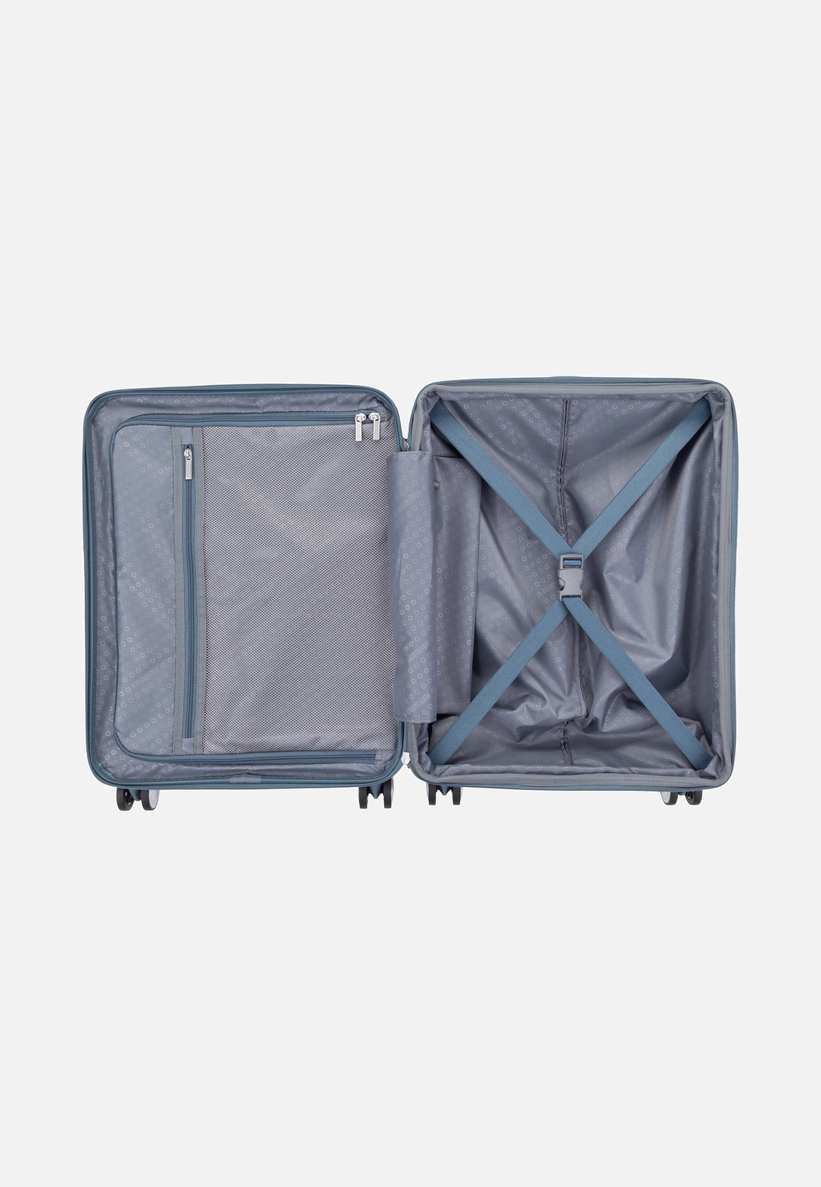 American Tourister - SoundBox Spinner 55 EXP Stone Blue - Suitcase | Neutral-Image