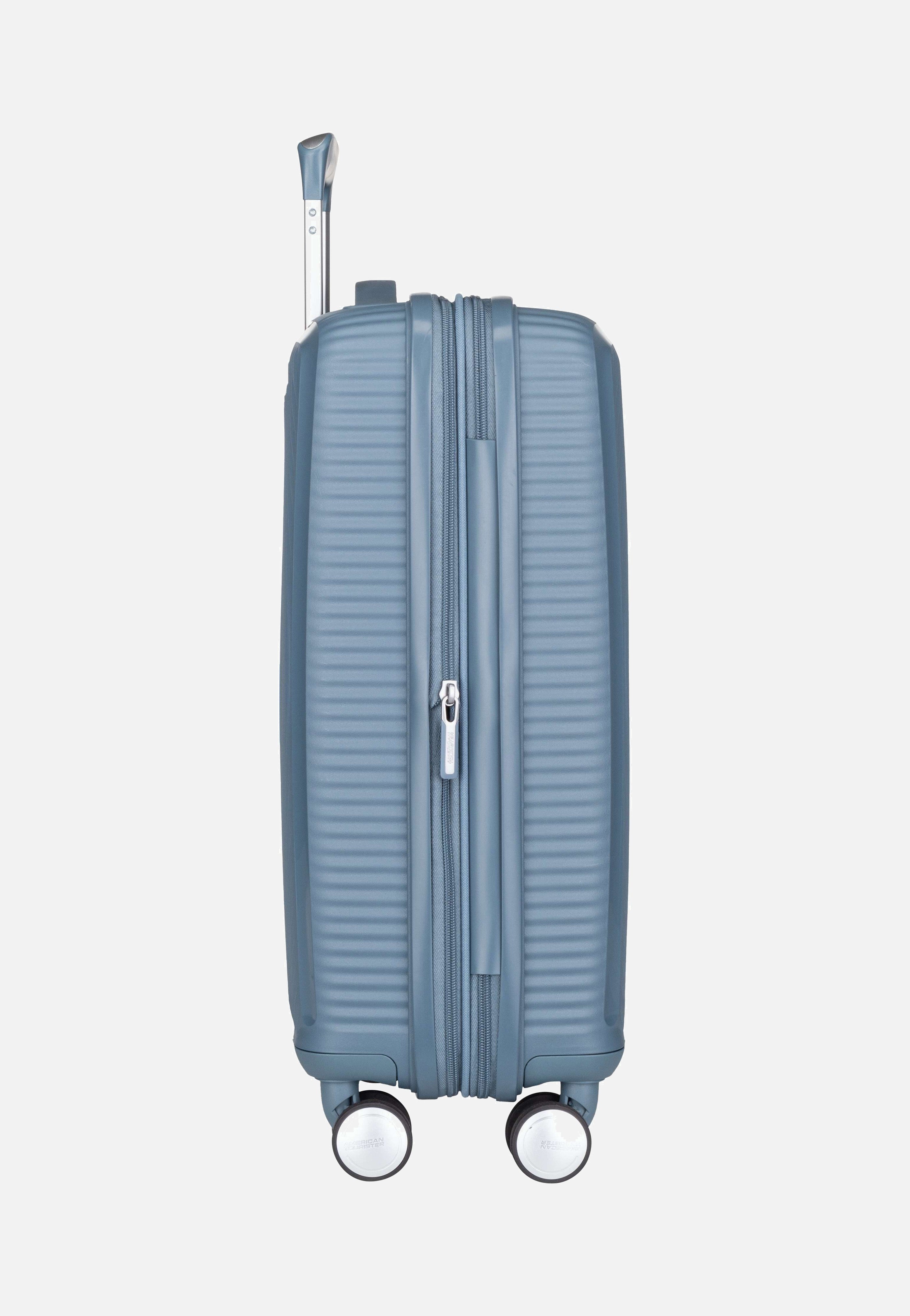 American Tourister - SoundBox Spinner 55 EXP Stone Blue - Suitcase | Neutral-Image