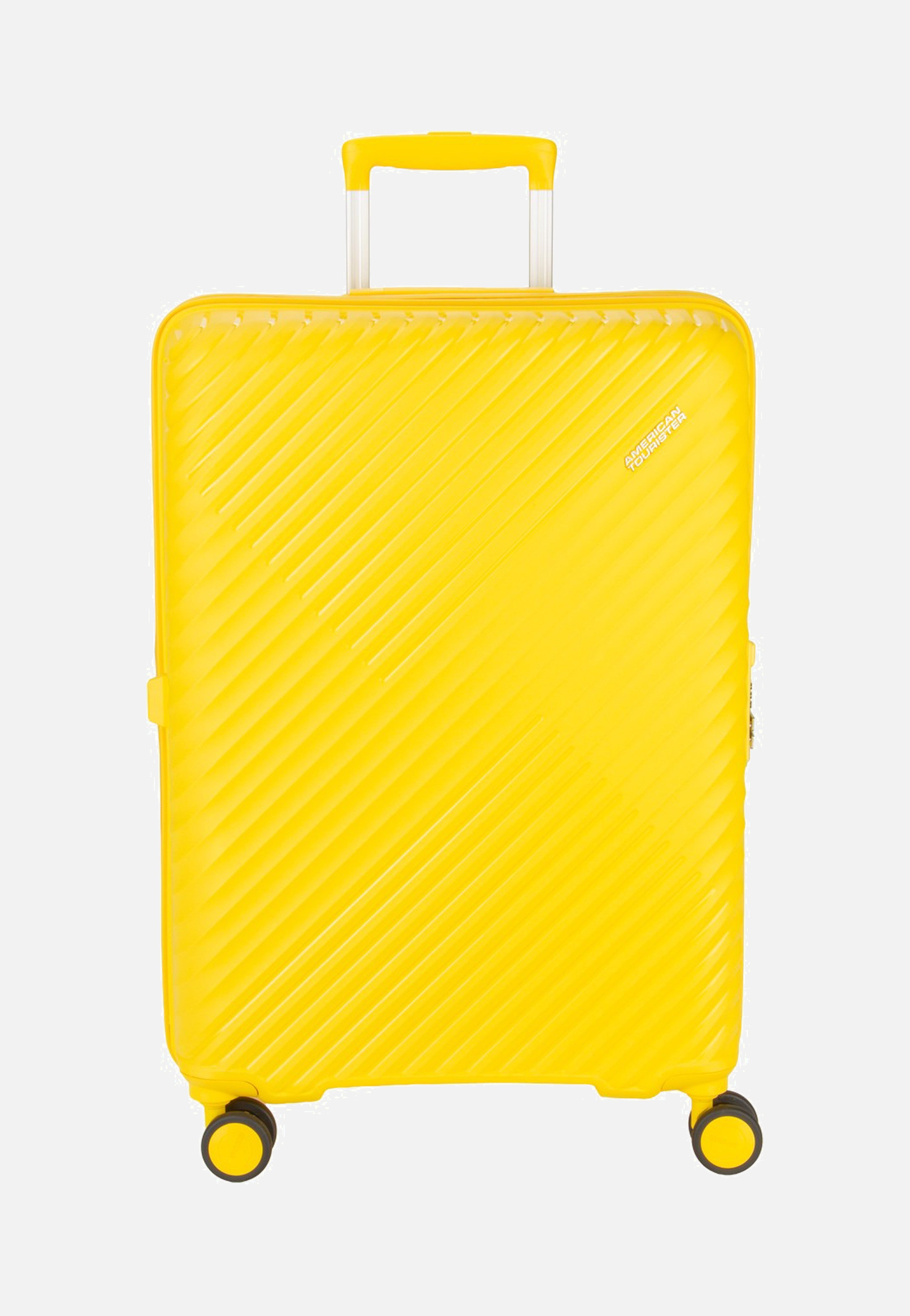 American Tourister Diablast Spinner 68/25 Exp Digital Yellow Koffer