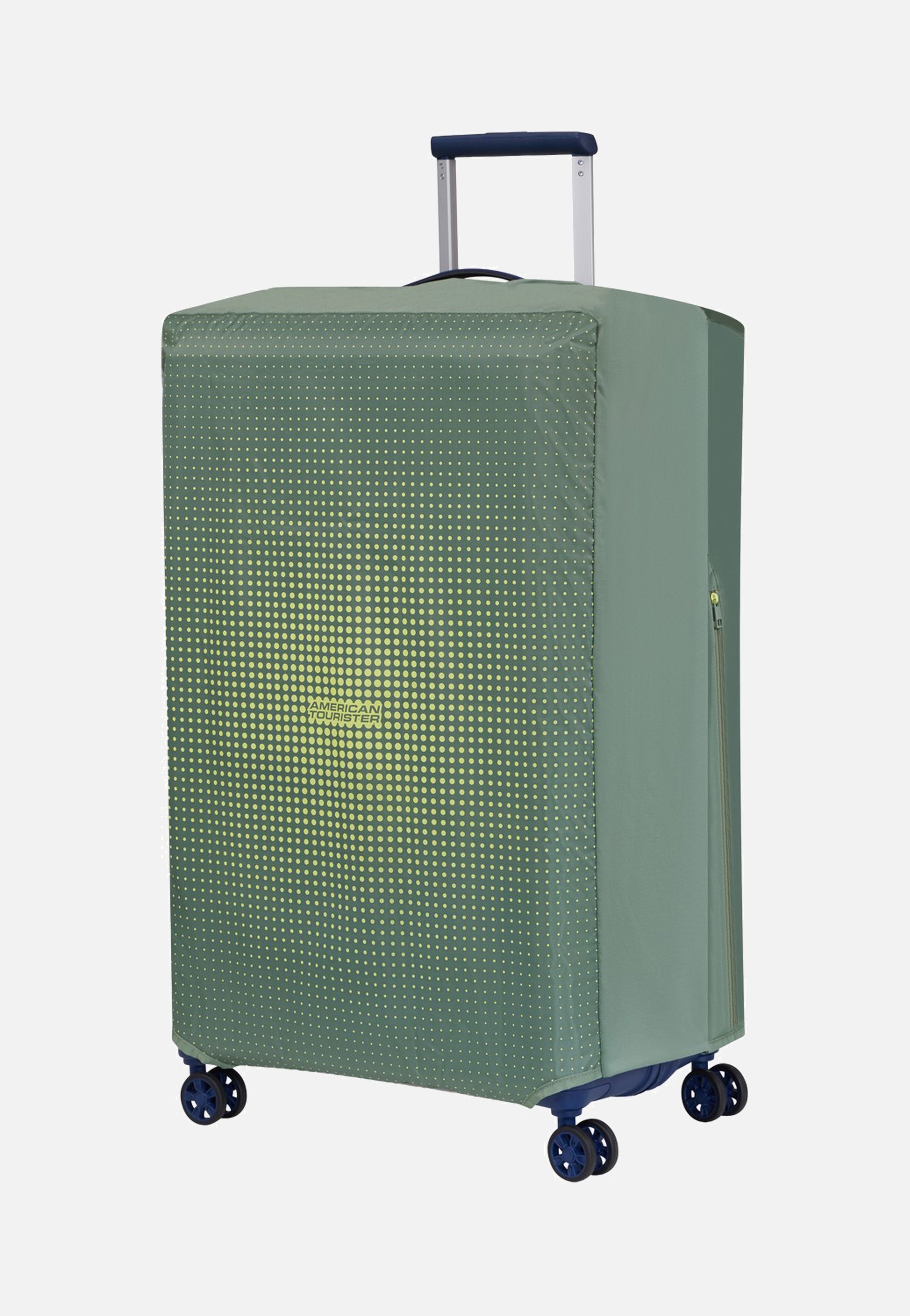 American Tourister Foldable L Olive/Lime Luggage Cover