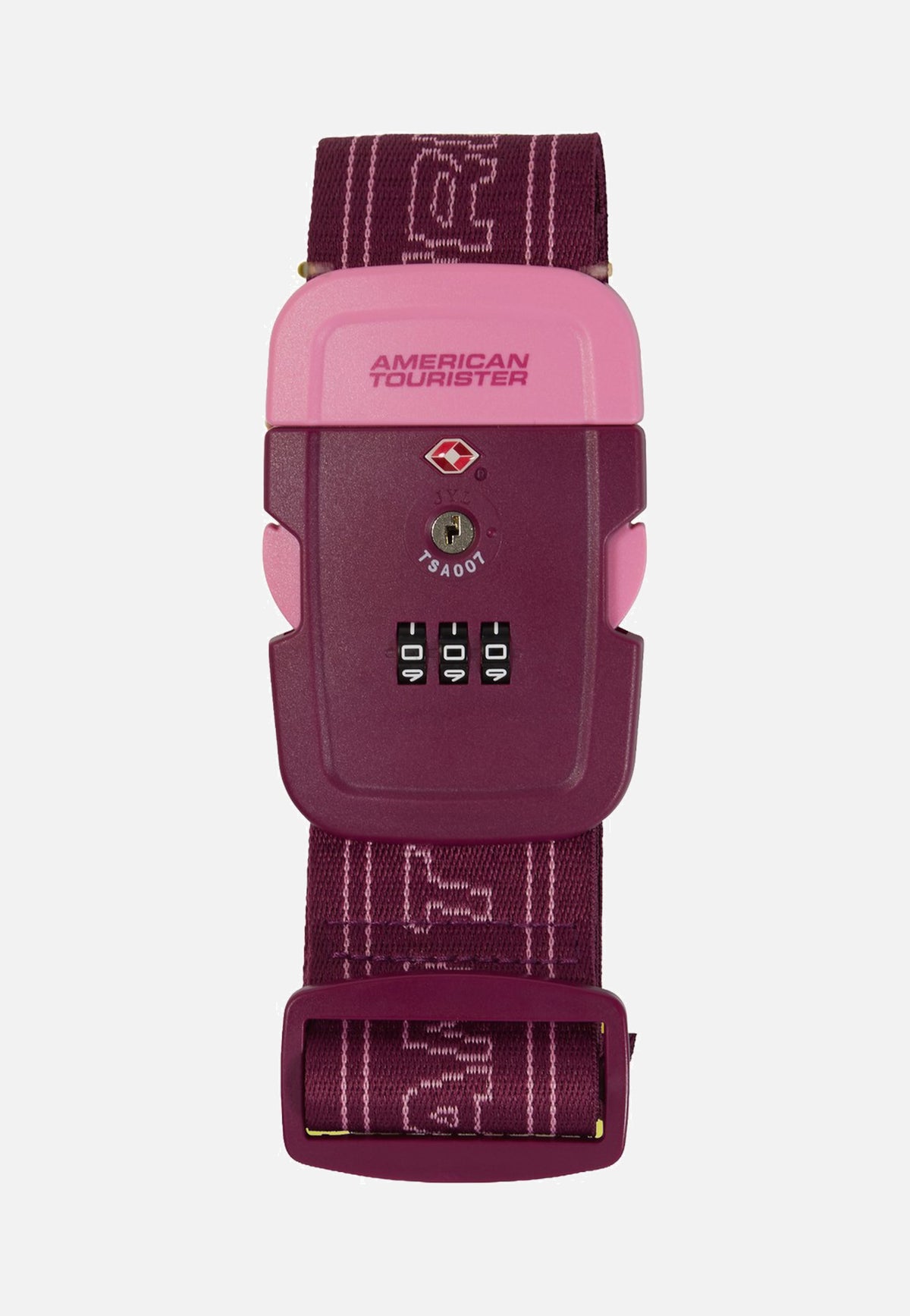 American Tourister Luggage Belt TSA Iced Berry Accessories