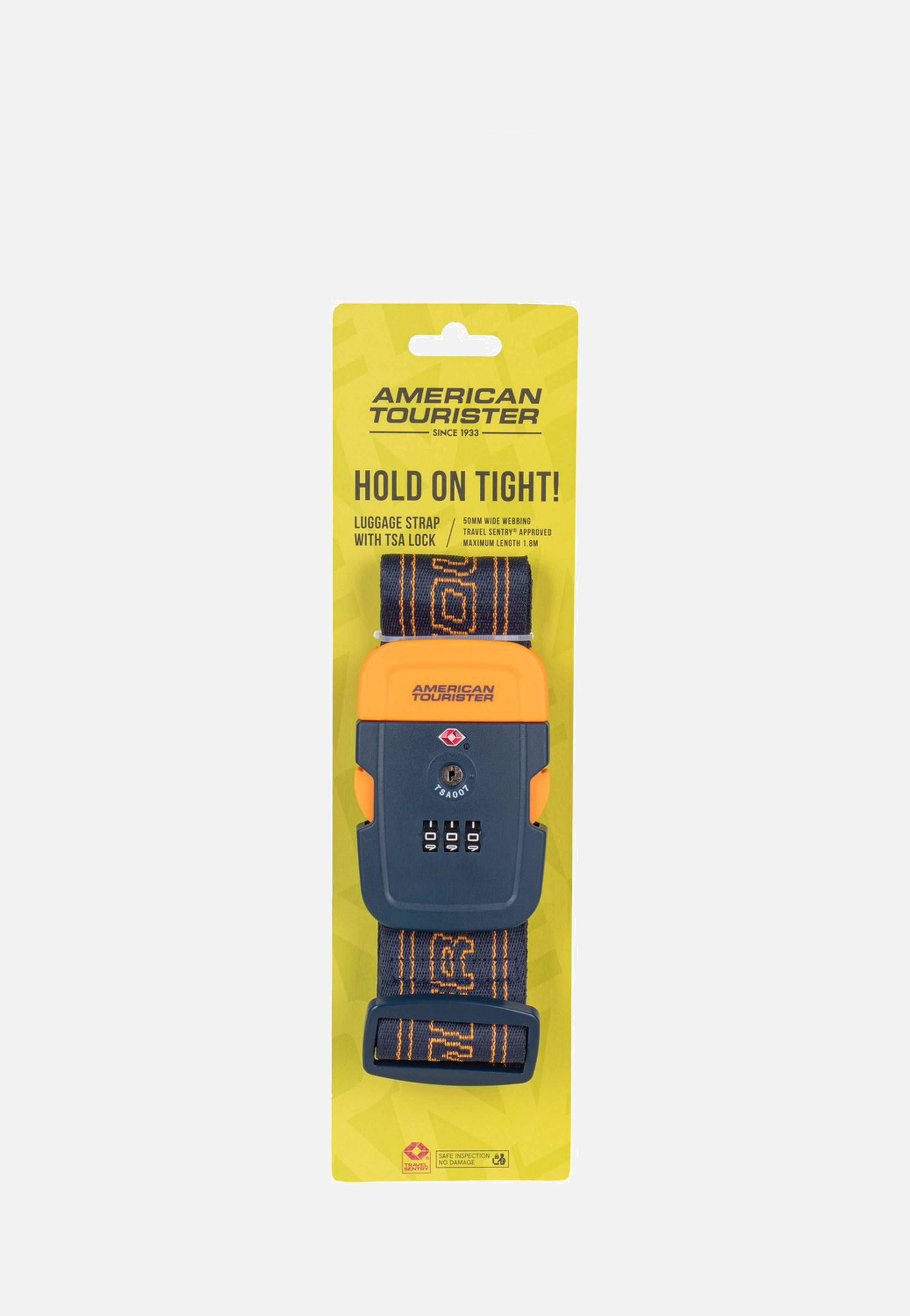 American Tourister Luggage Belt TSA Navy/Orange Accessories