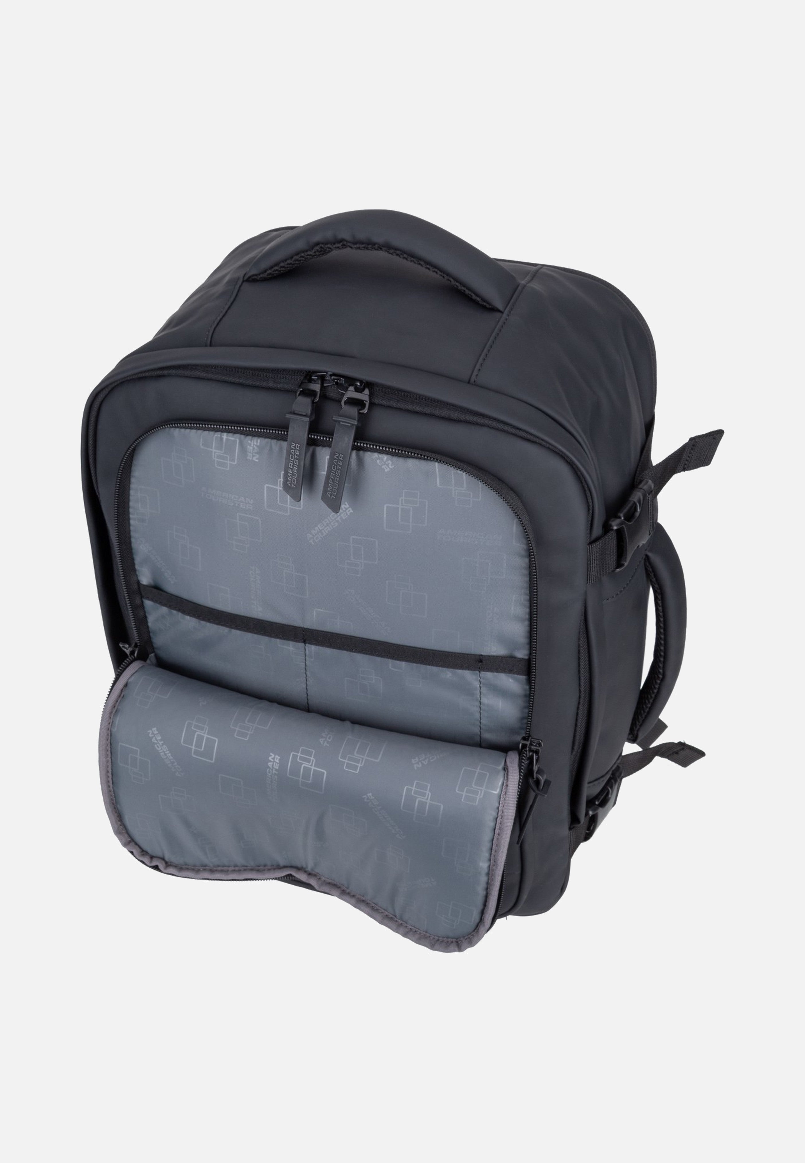 American Tourister Take2Cabin Casual Ms Mono Black Backpack