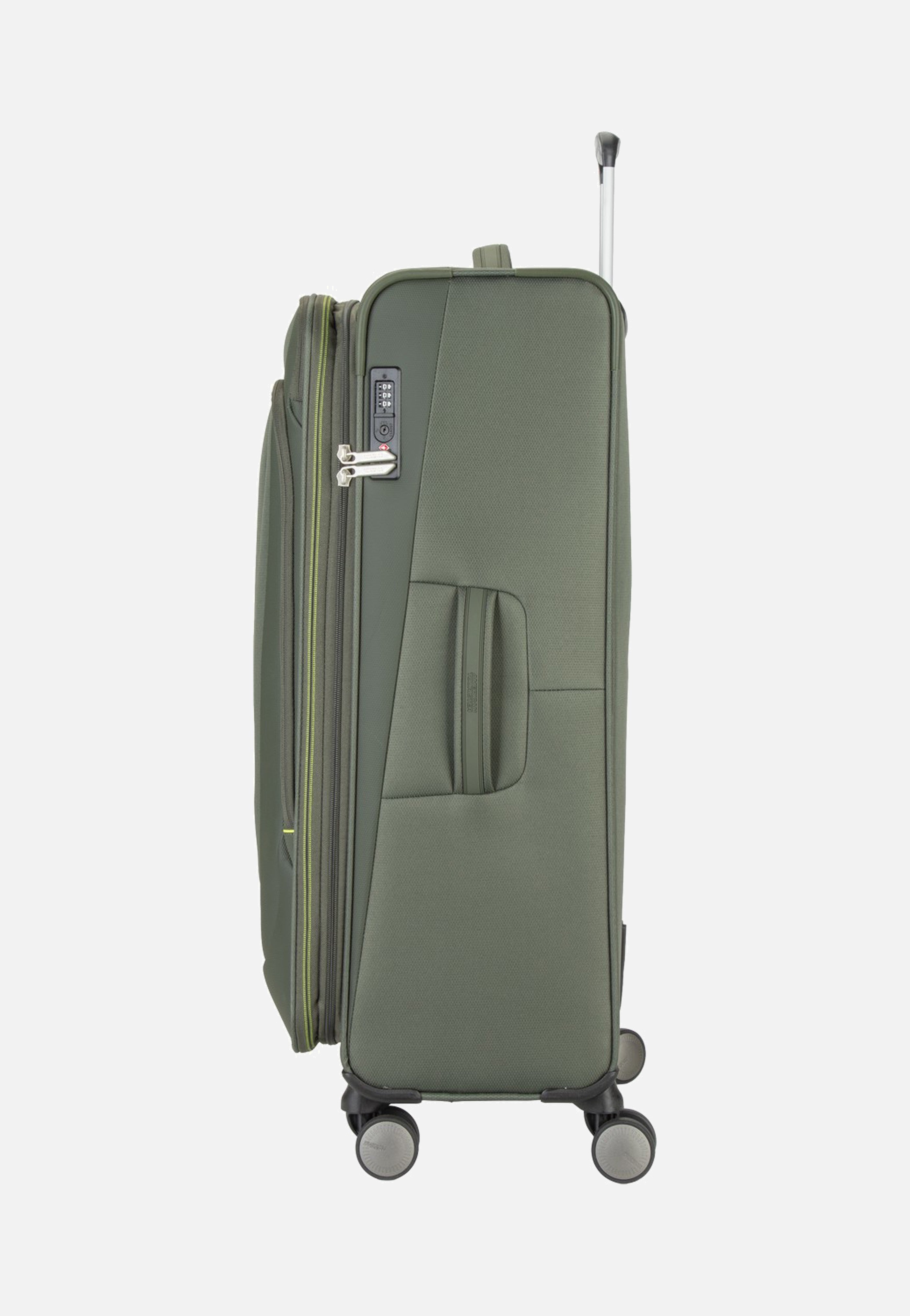 American Tourister Wanderlite Spinner L Exp Dark Khaki Koffer