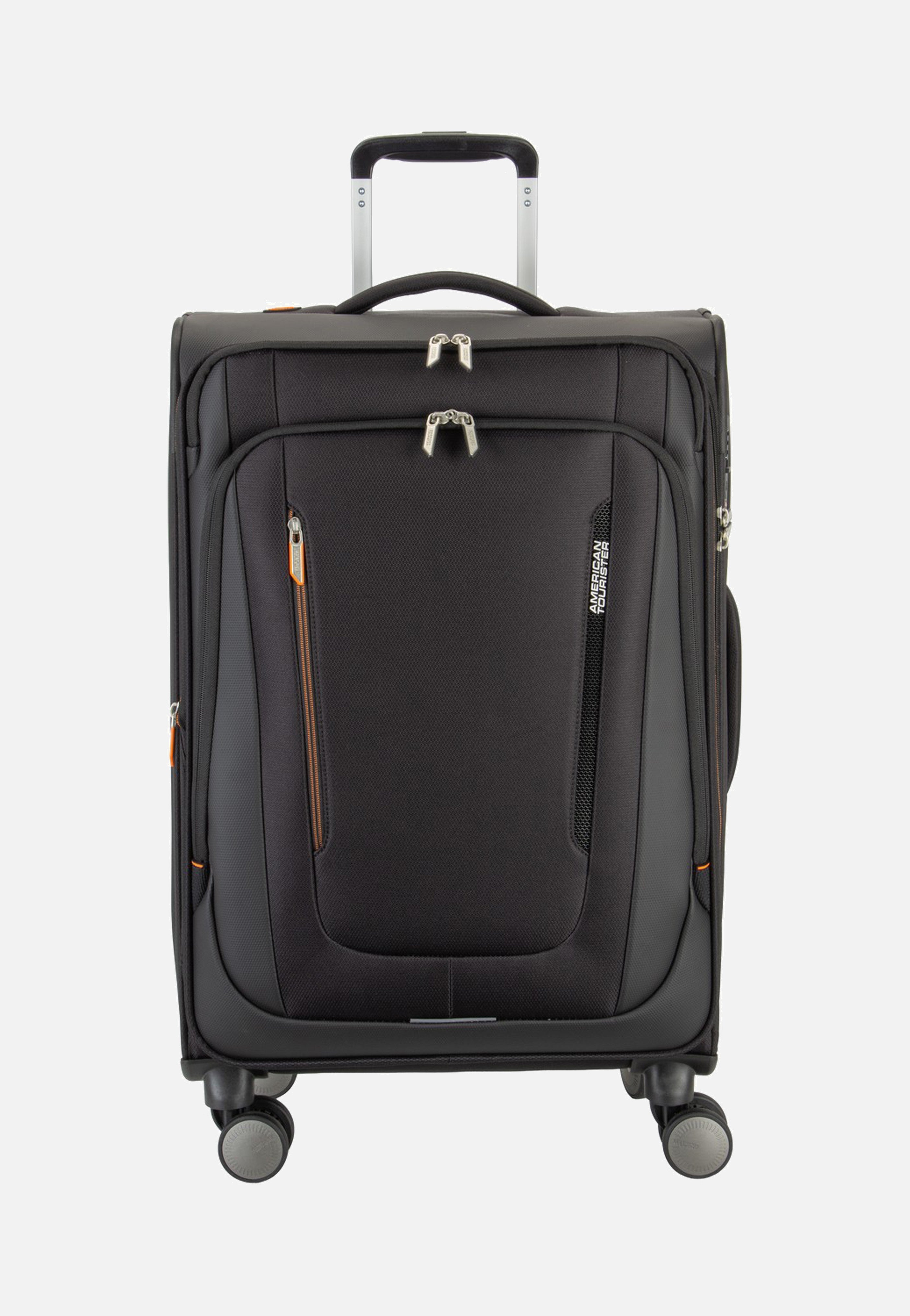American Tourister Wanderlite Spinner M Exp Shadow Black Koffer