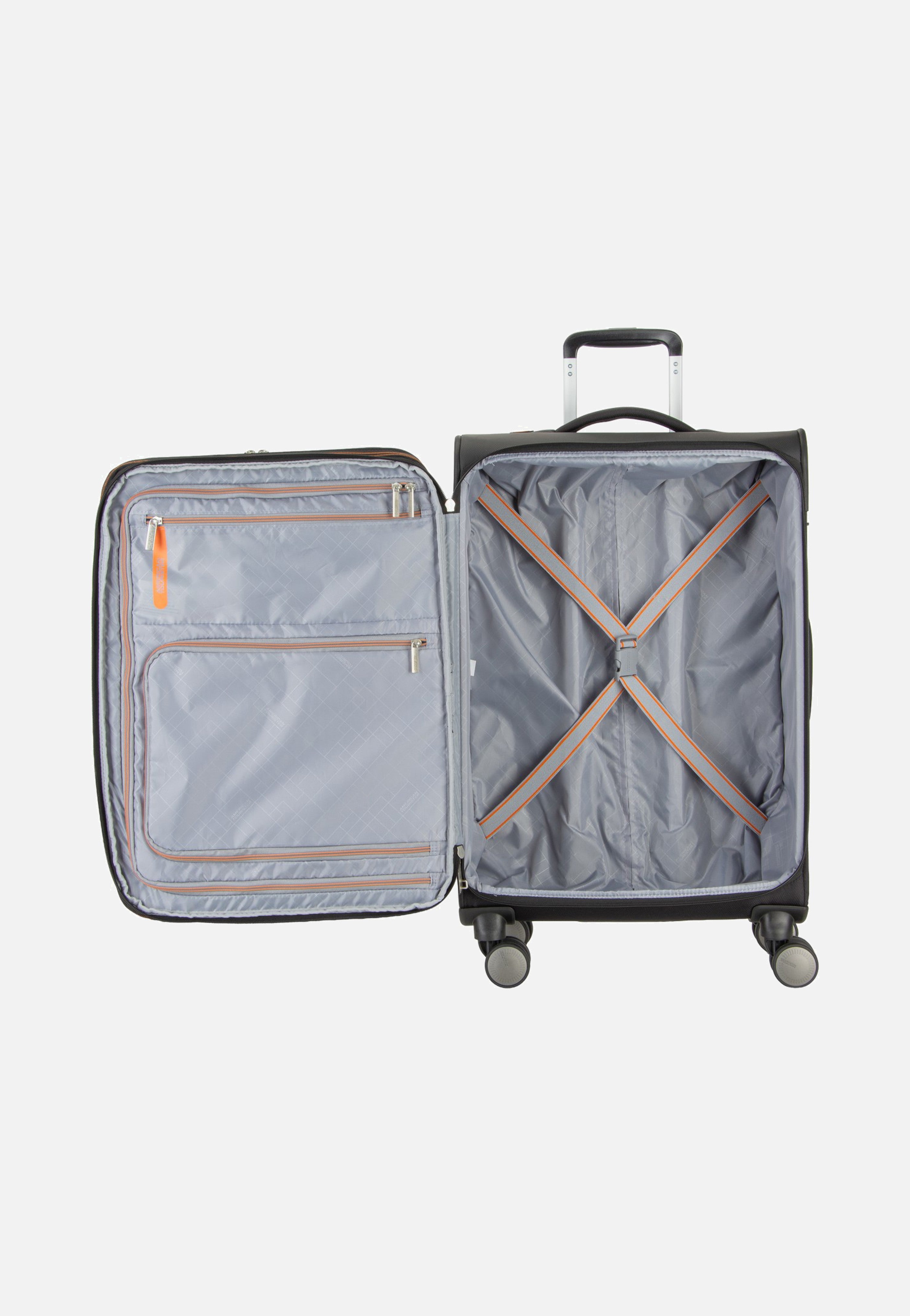 American Tourister Wanderlite Spinner M Exp Shadow Black Koffer