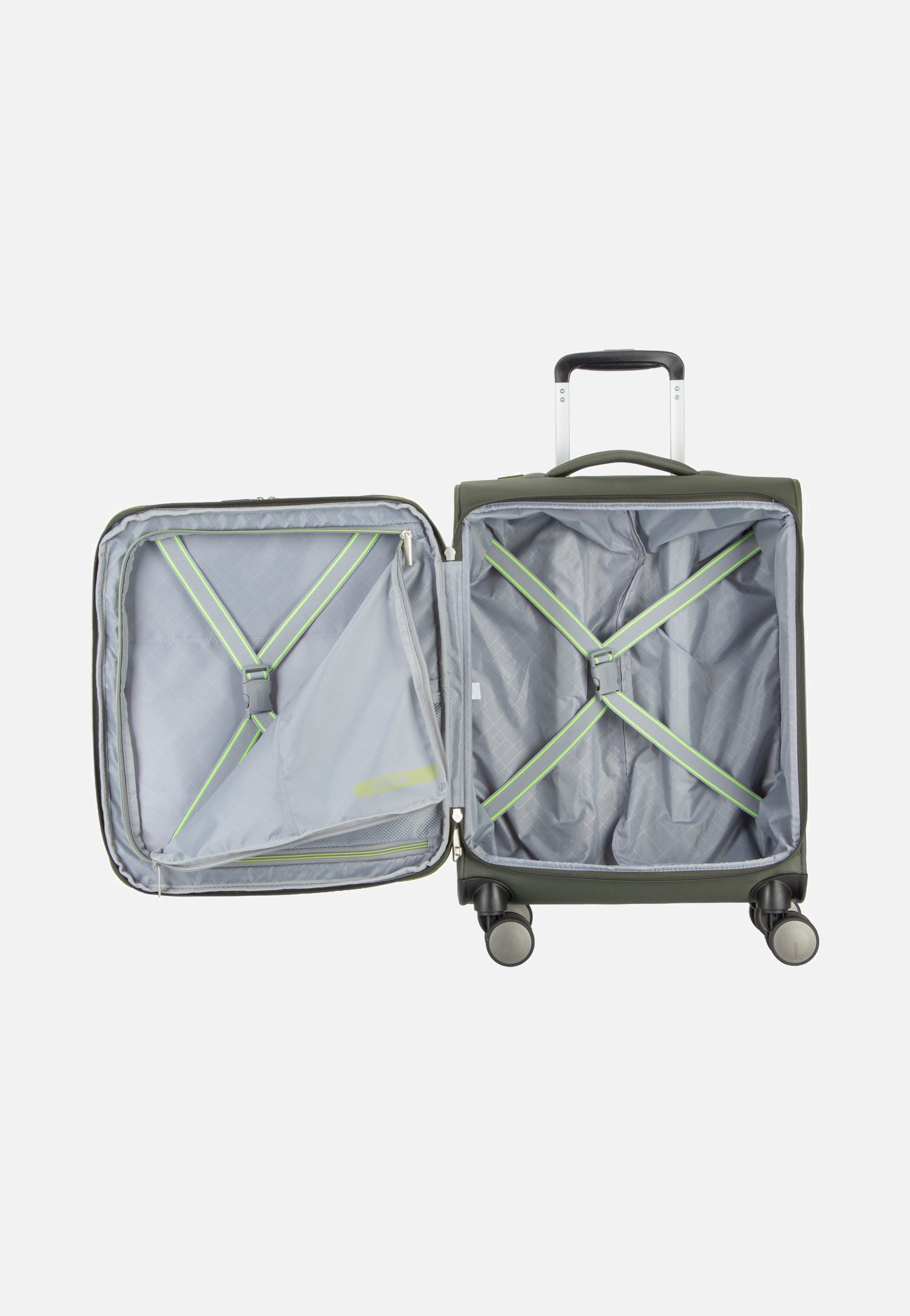 American Tourister Wanderlite Spinner S Exp Dark Khaki Koffer