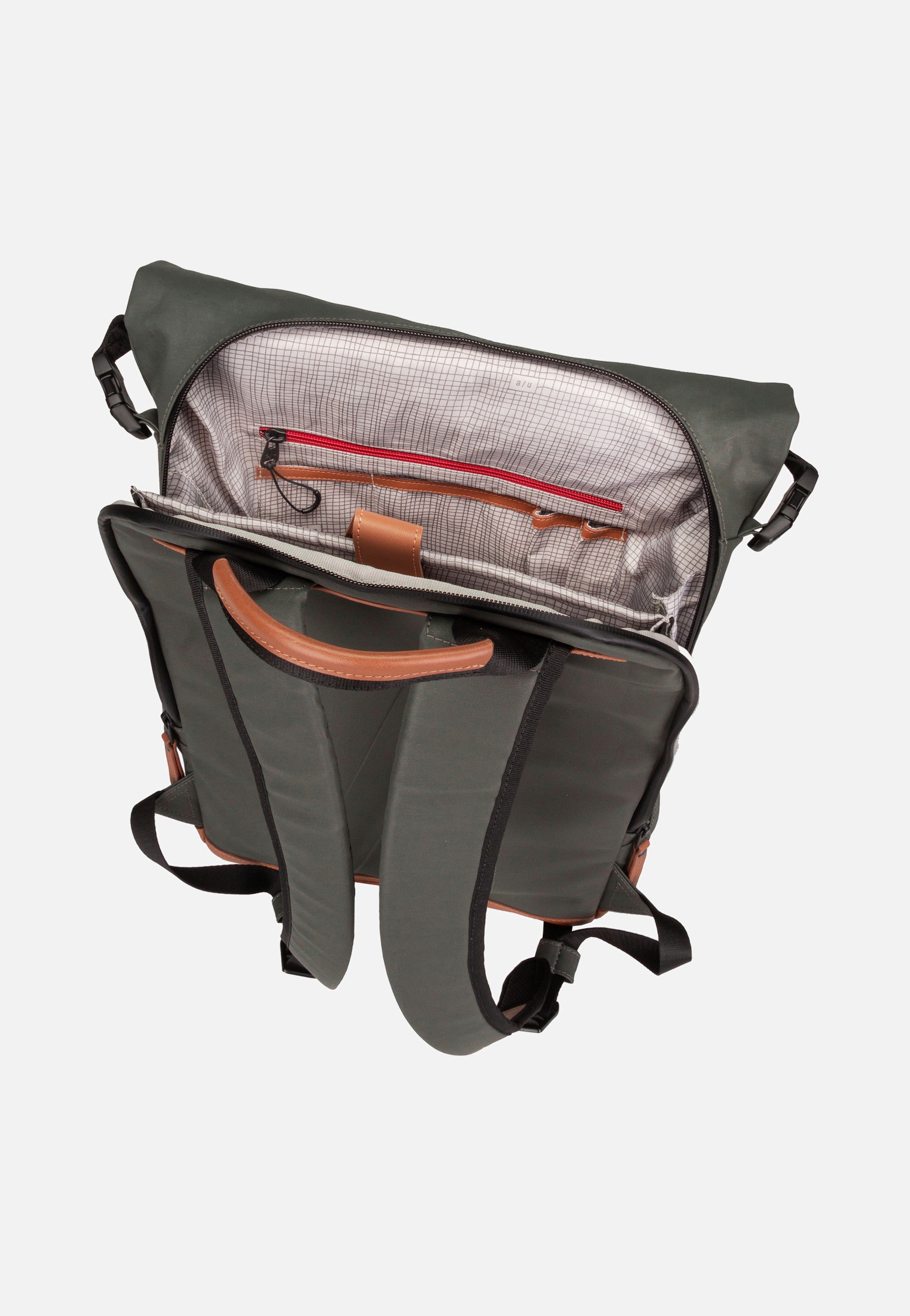 aunts & uncles - Fukui Gravity Grey - Rolltop Backpack | Neutral-Image