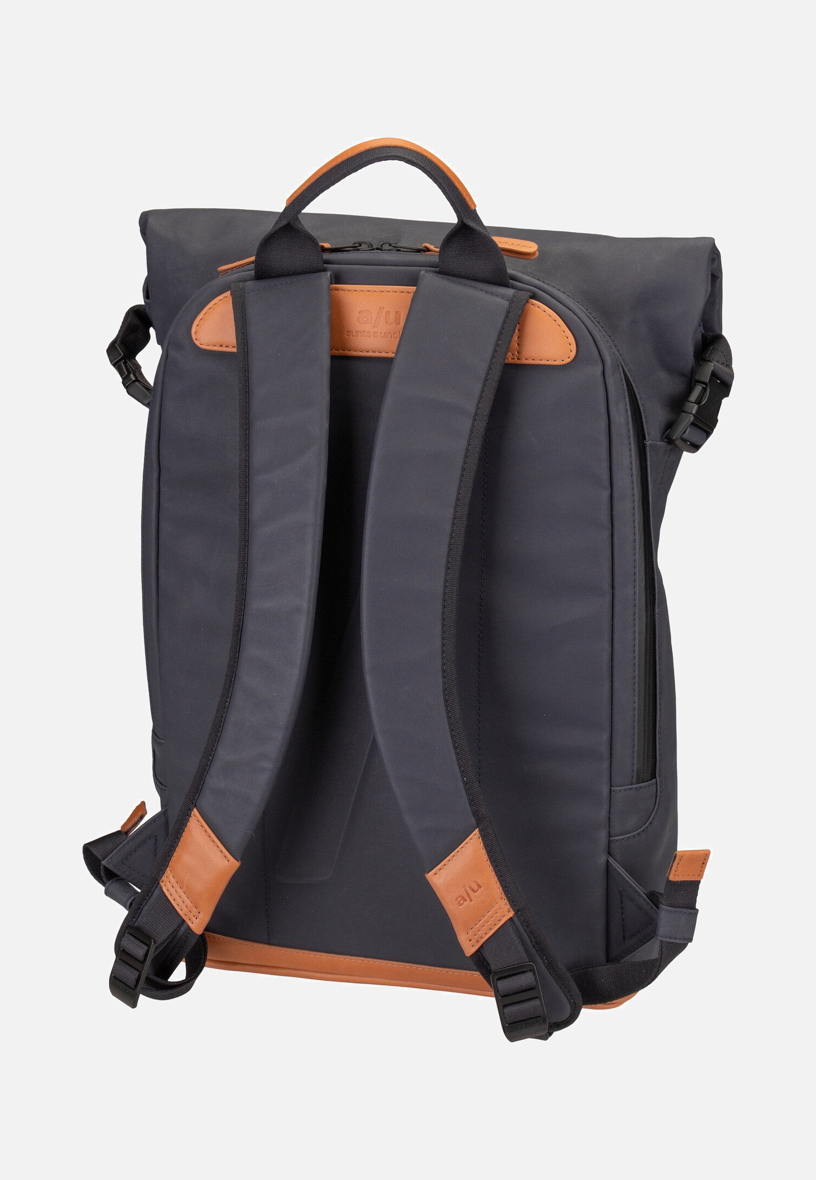 aunts & uncles - Fukui Night Blue - Rolltop Backpack | Neutral-Image