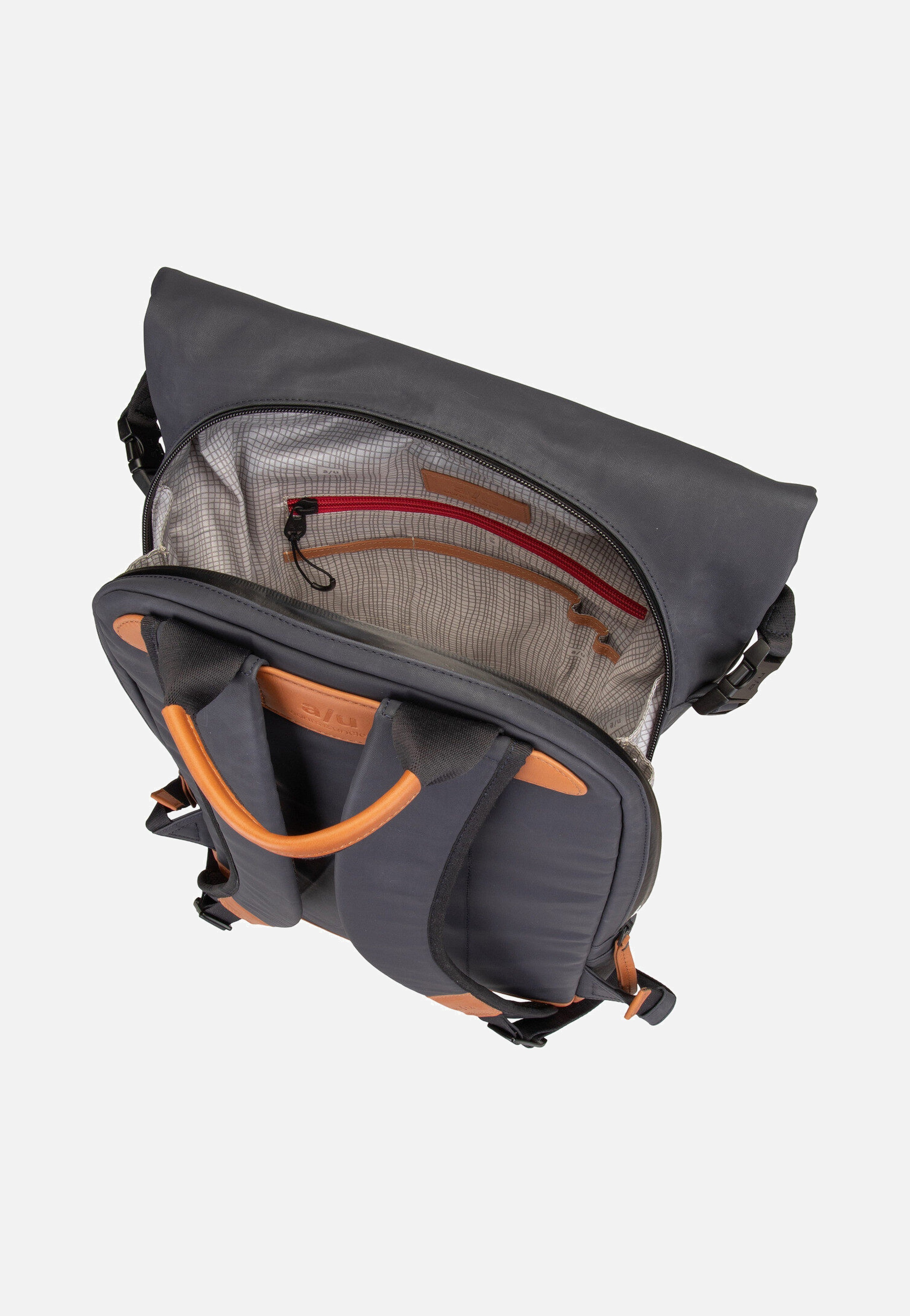 aunts & uncles - Fukui Night Blue - Rolltop Backpack | Neutral-Image