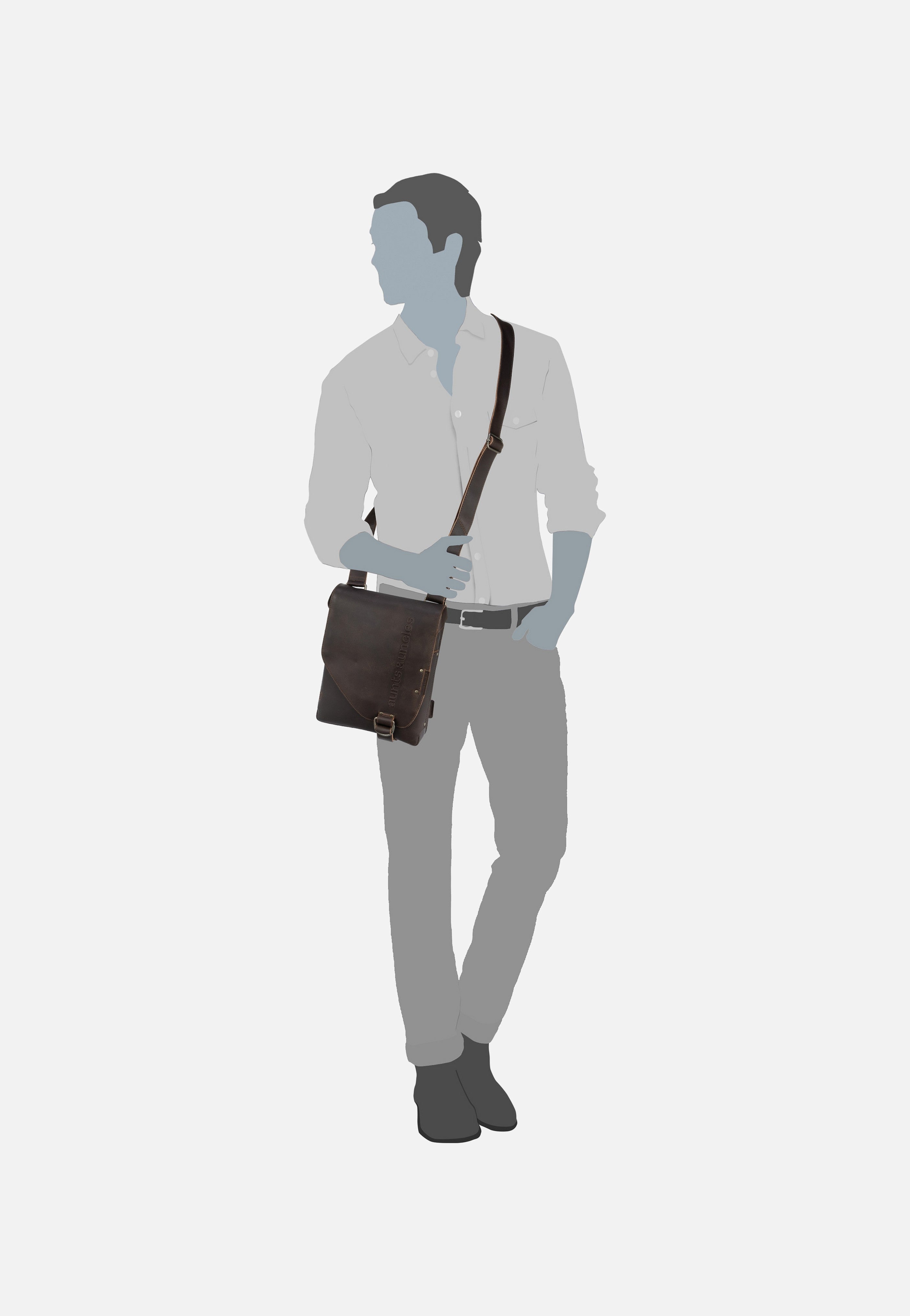 aunts & uncles - Jason Vintage Brown Vintage Brown - Crossbody Bag | Men-Image