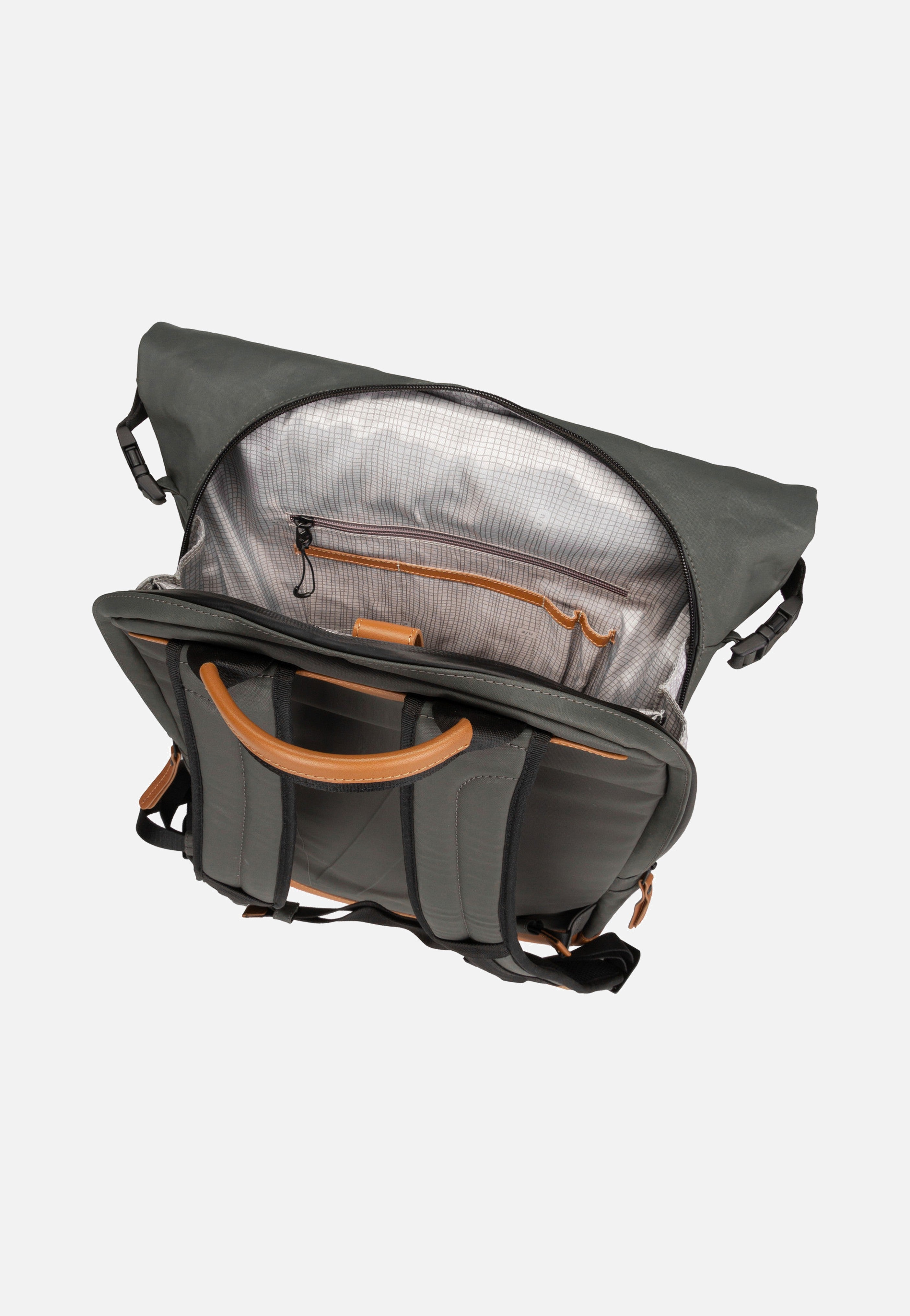 aunts & uncles - Matsuyama Gravity Grey - Rolltop Backpack | Neutral-Image
