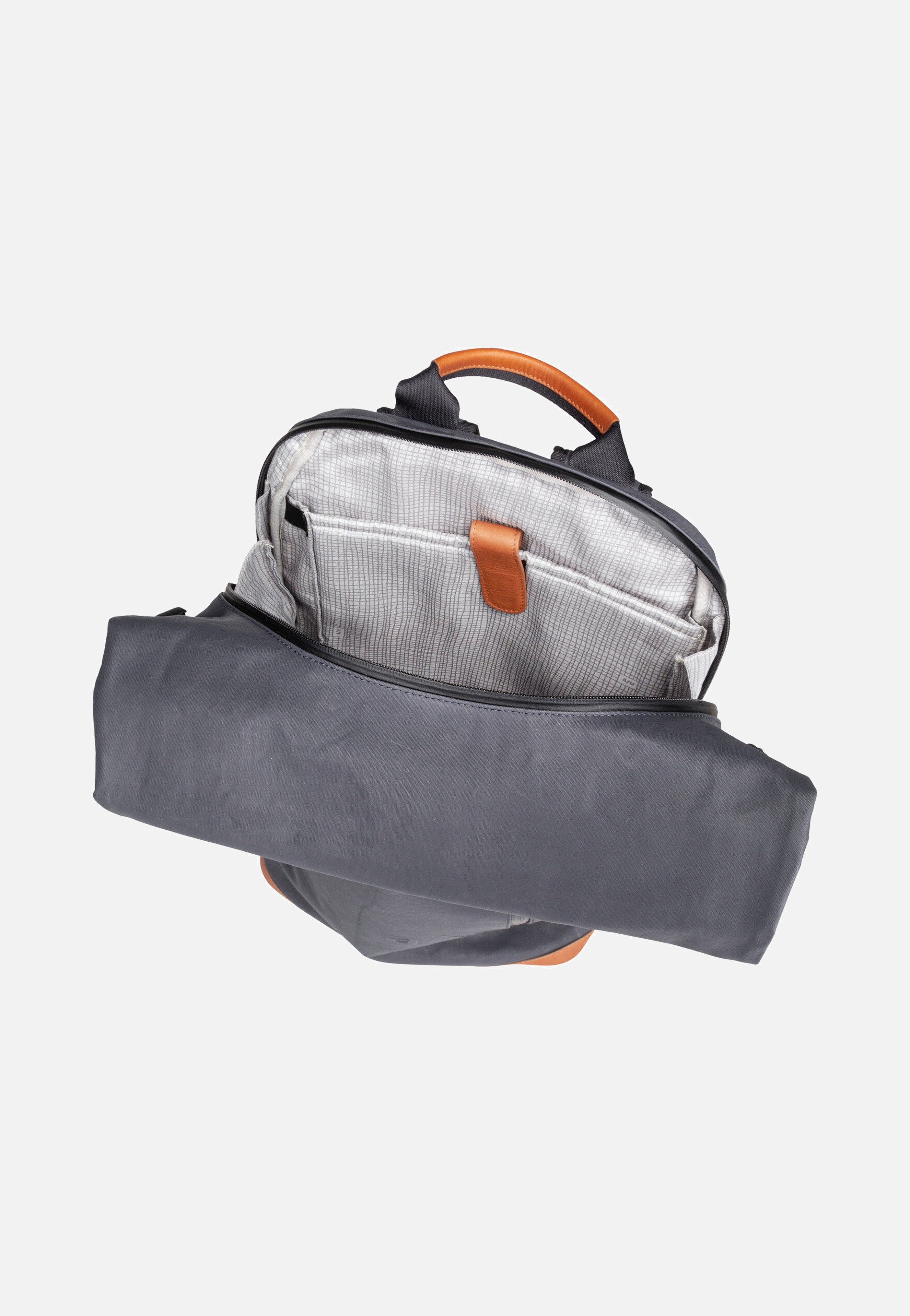 aunts & uncles - Matsuyama Night Blue - Rolltop Backpack | Neutral-Image