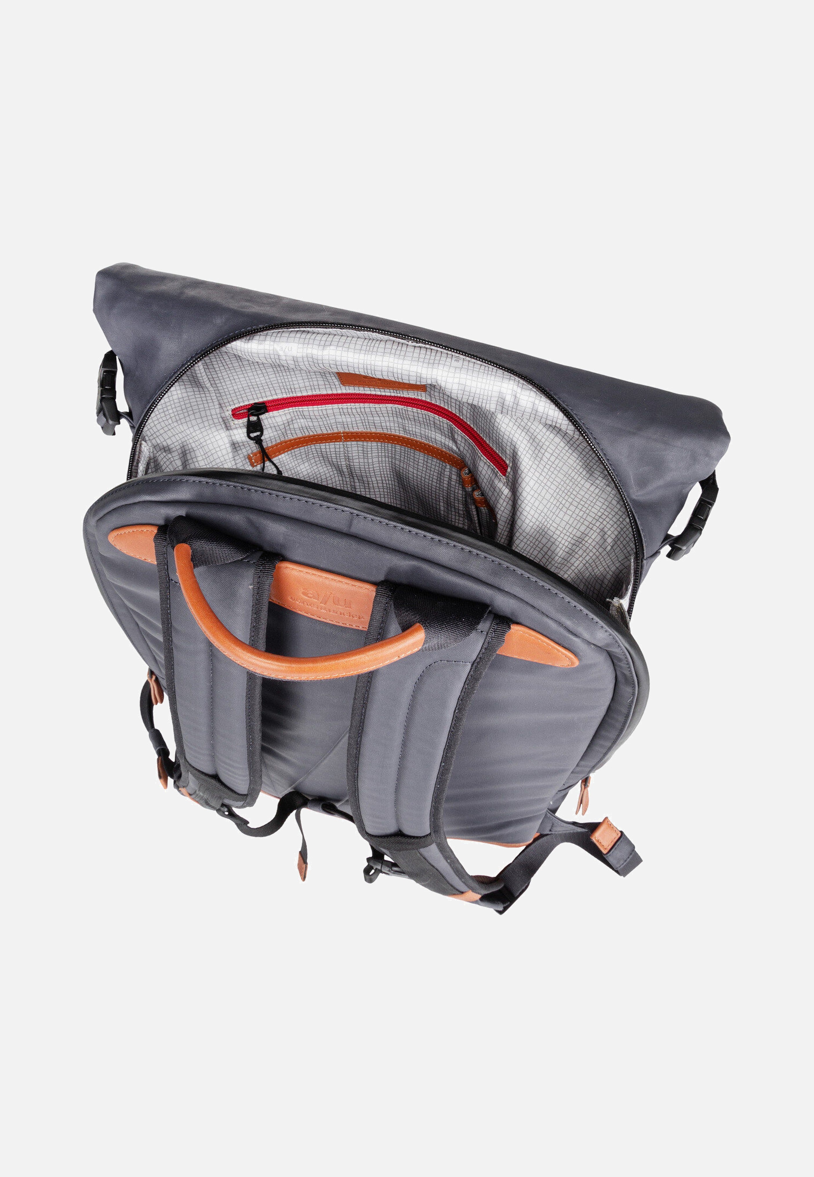 aunts & uncles - Matsuyama Night Blue - Rolltop Backpack | Neutral-Image