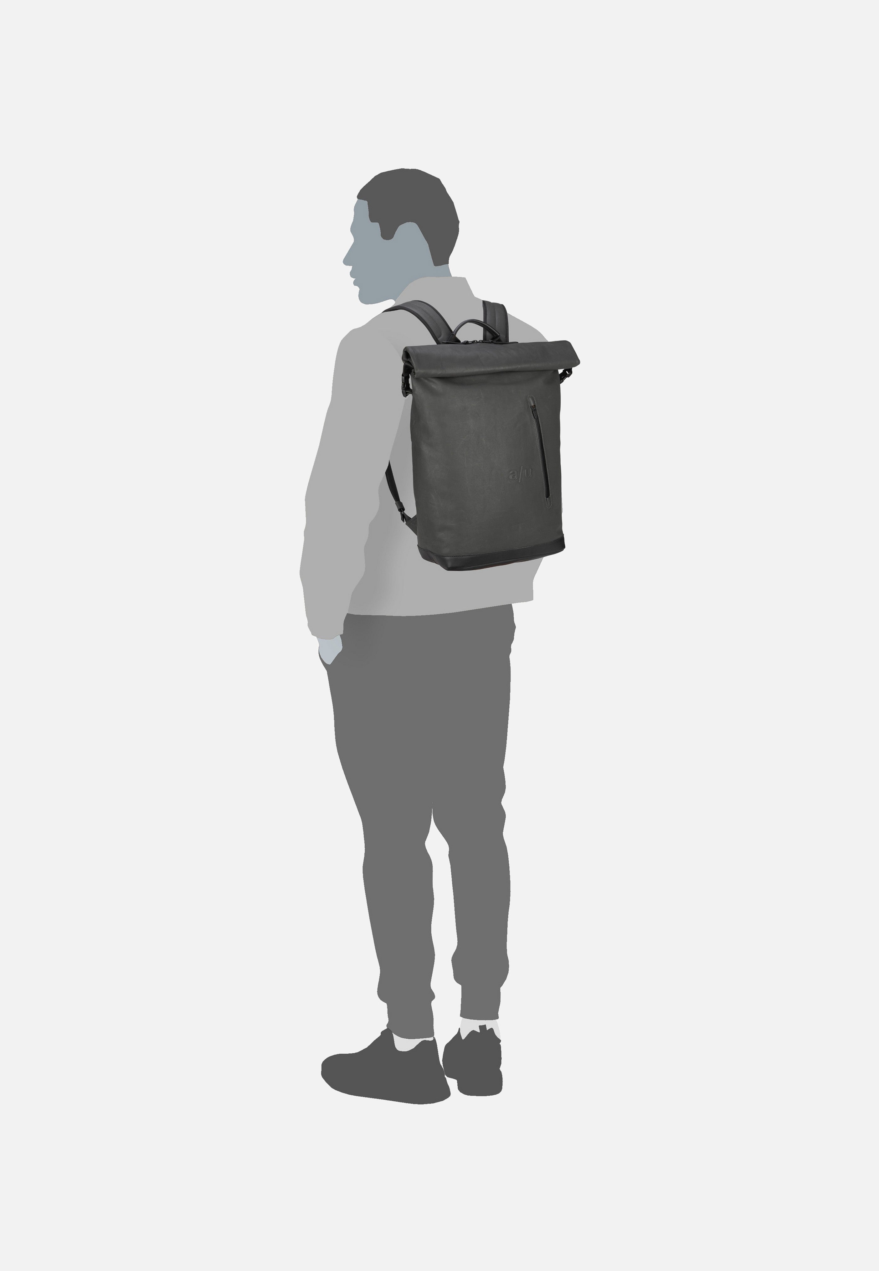 aunts & uncles - Matsuyama Volcanic Ash - Rolltop Backpack | Neutral-Image