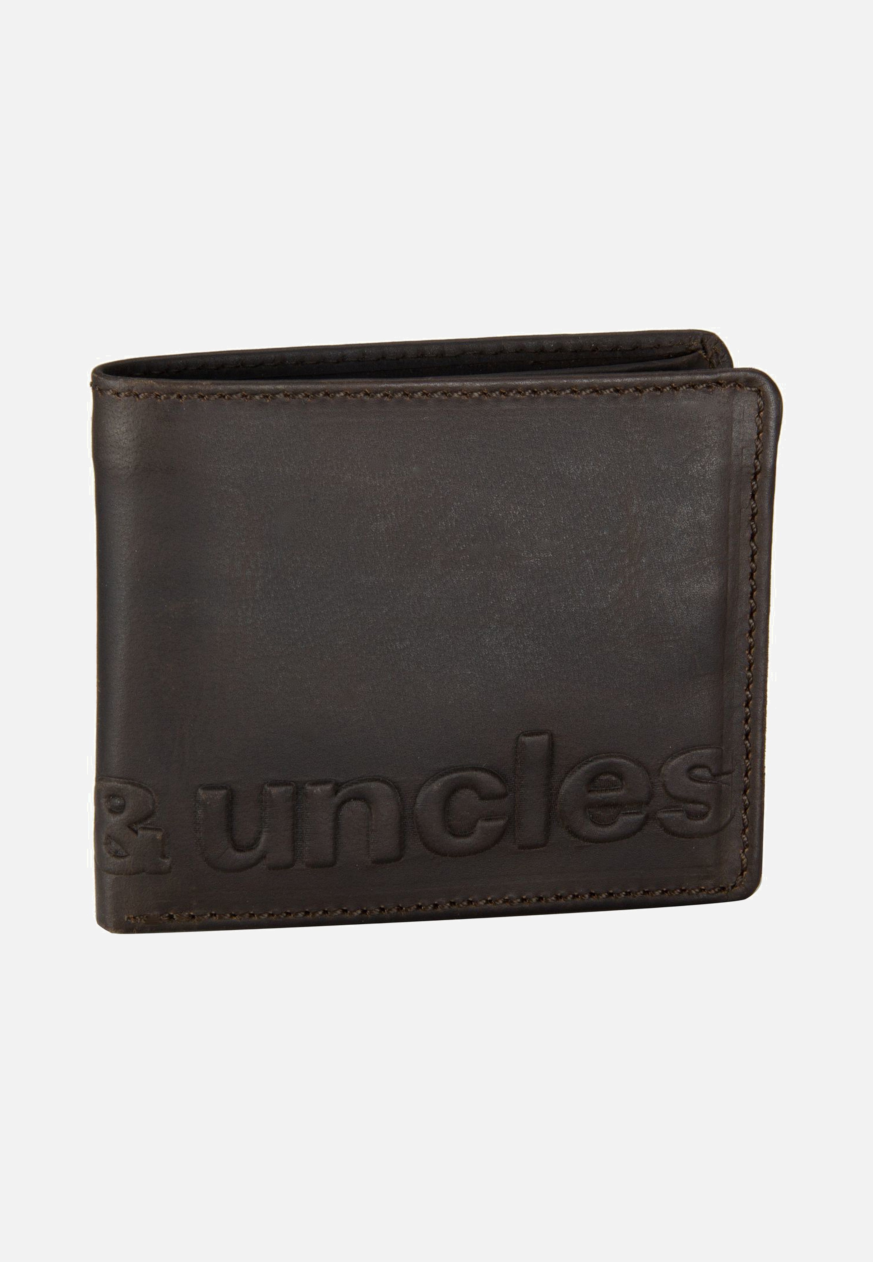 aunts & uncles Matt Vintage Brown Vintage Brown Logo Portemonnaie