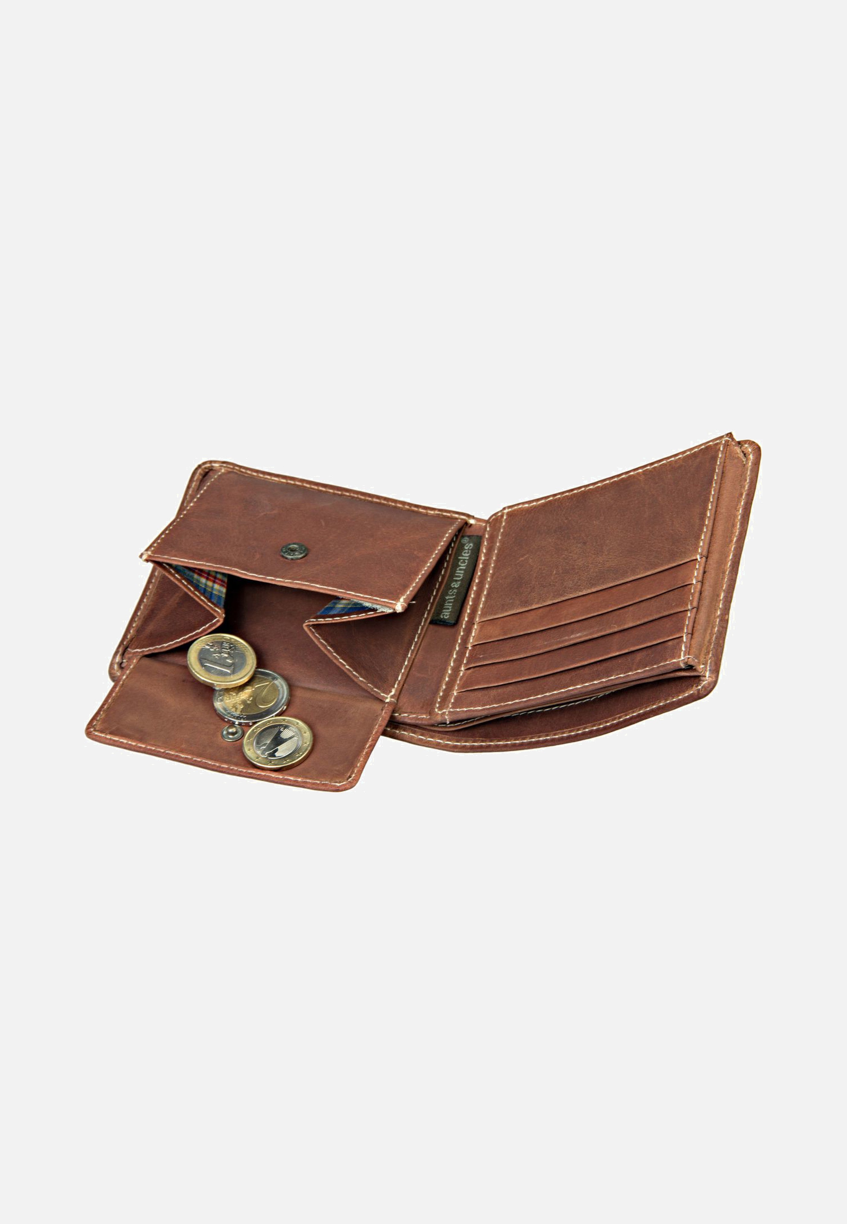 aunts & uncles - Matt Vintage Tan Vintage Tan Logo - Wallet | Men-Image