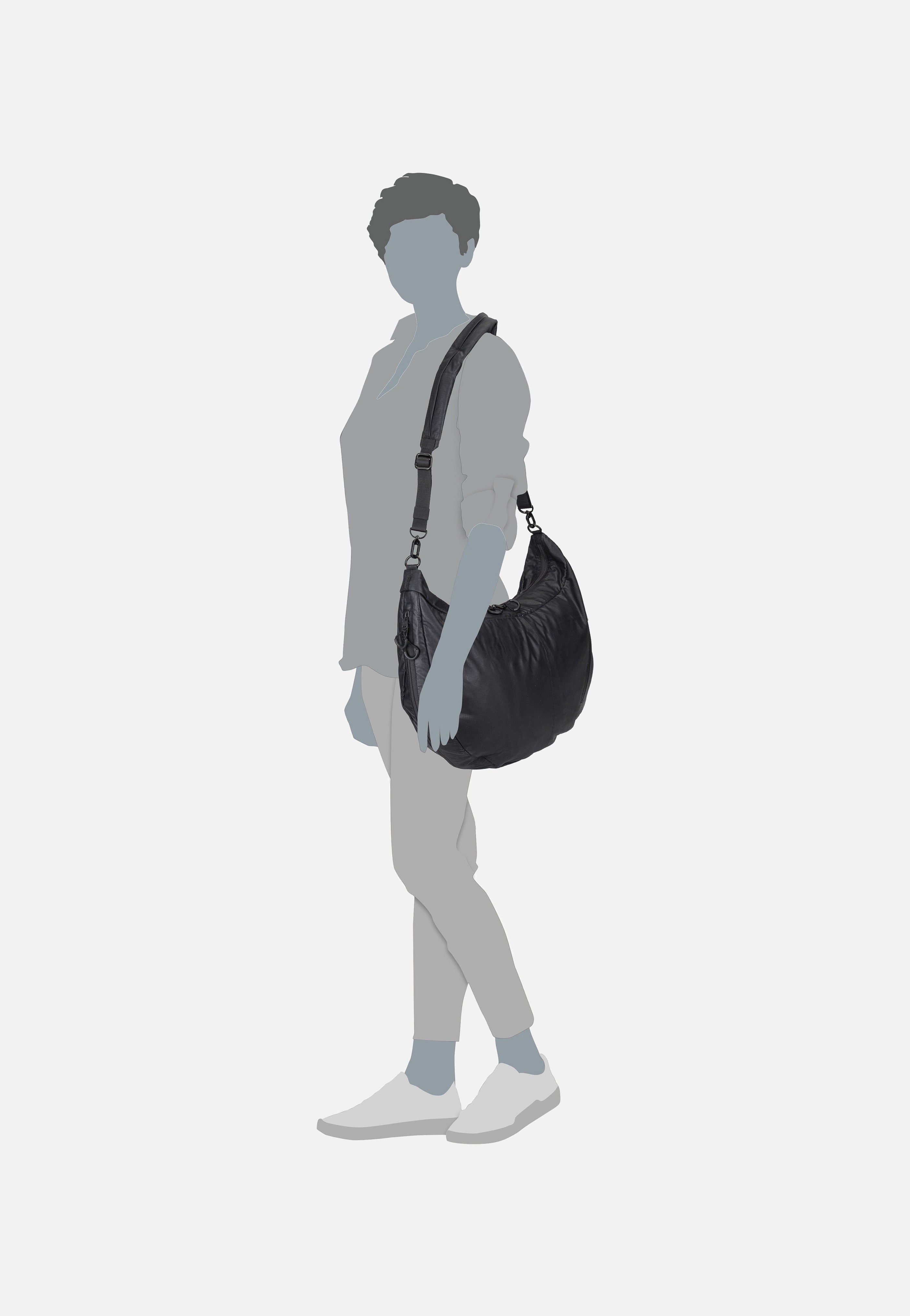 aunts & uncles - Miyagawa Black - Hobo Bag | Neutral-Image