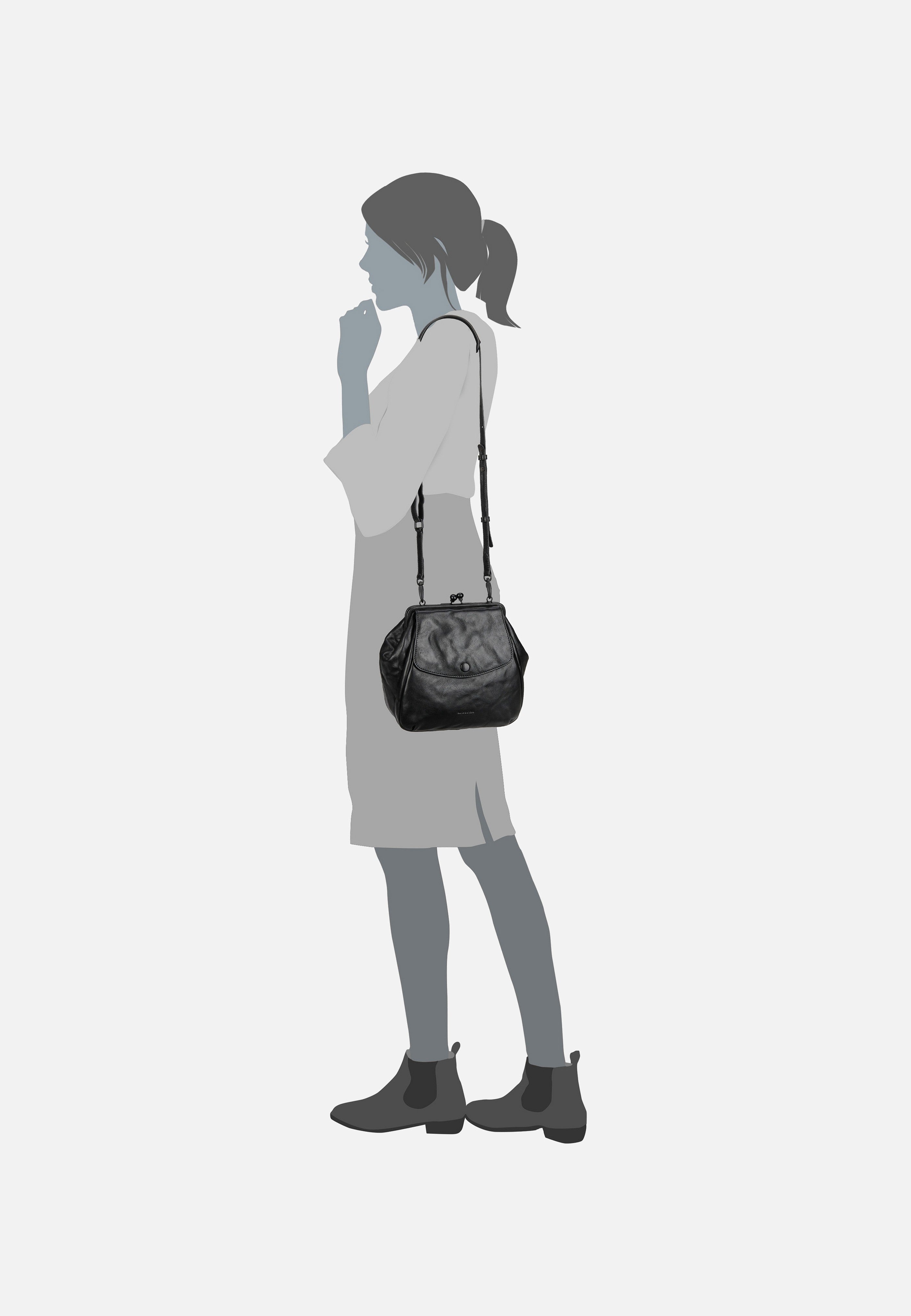 aunts & uncles - Mrs. Cake Pop Black Smoke - Pouch Bag | Women-Image