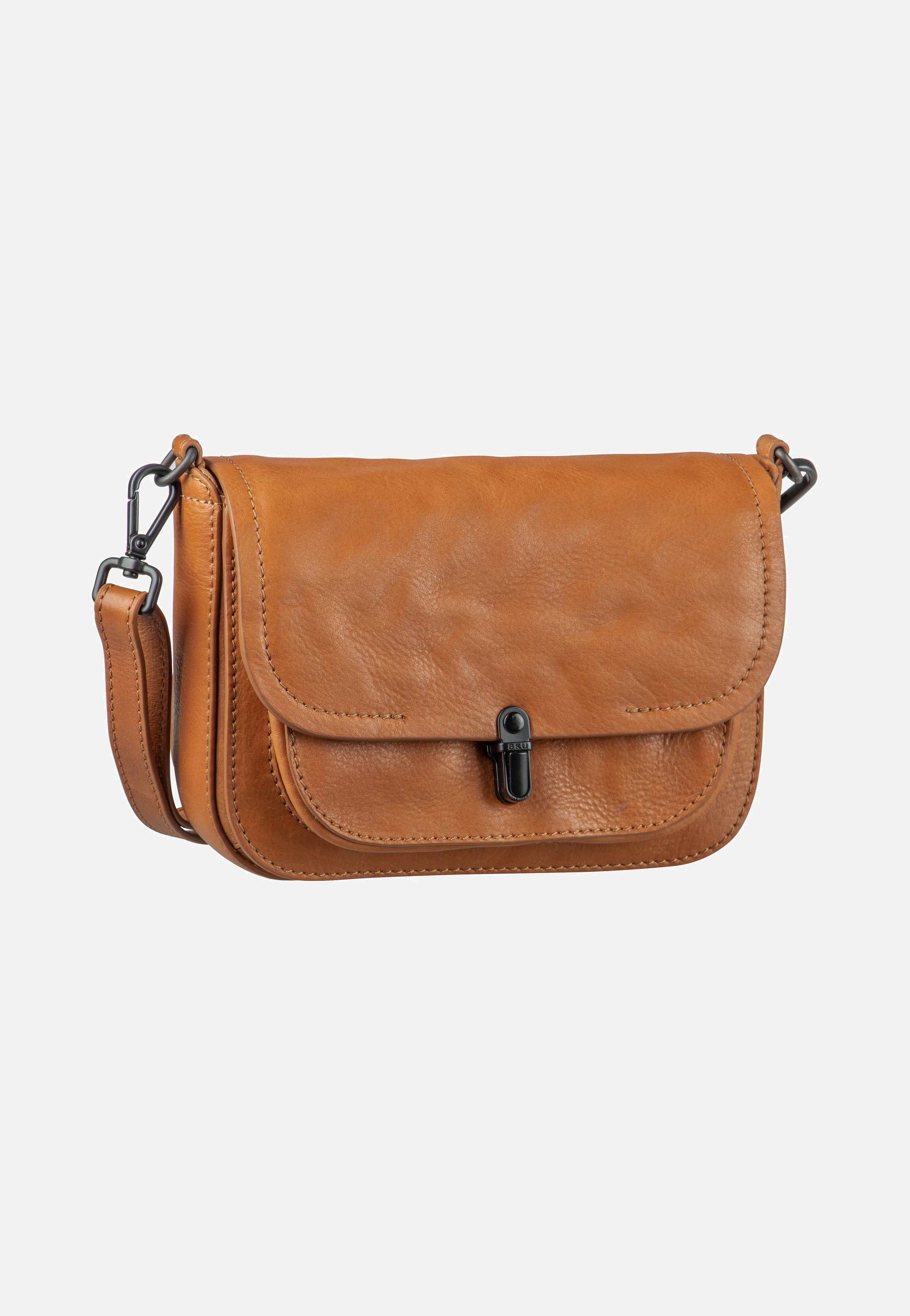 aunts & uncles Mrs. Waffle Caramel Saddle Bag