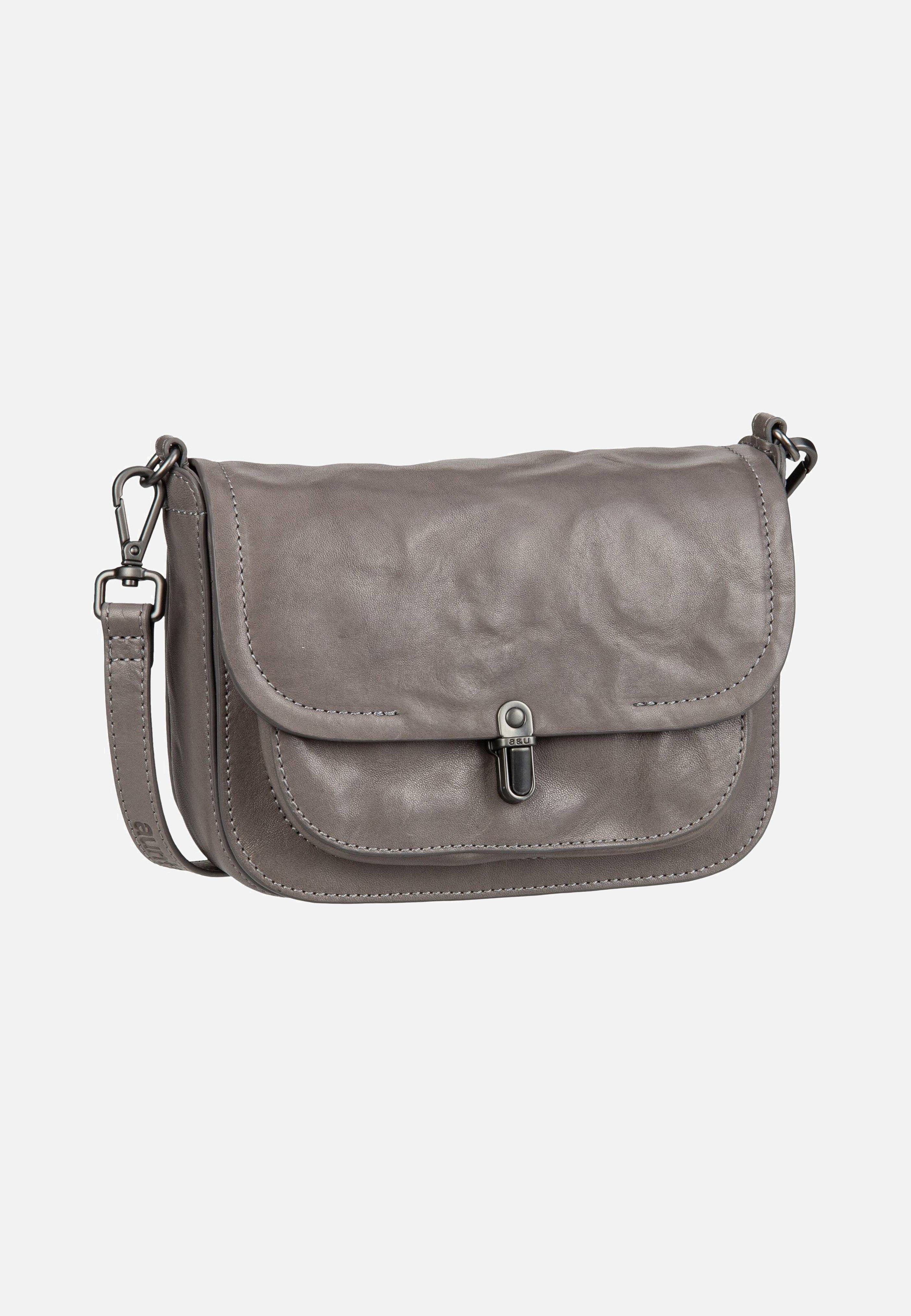 aunts & uncles Mrs. Waffle Oyster Grey Saddle Bag