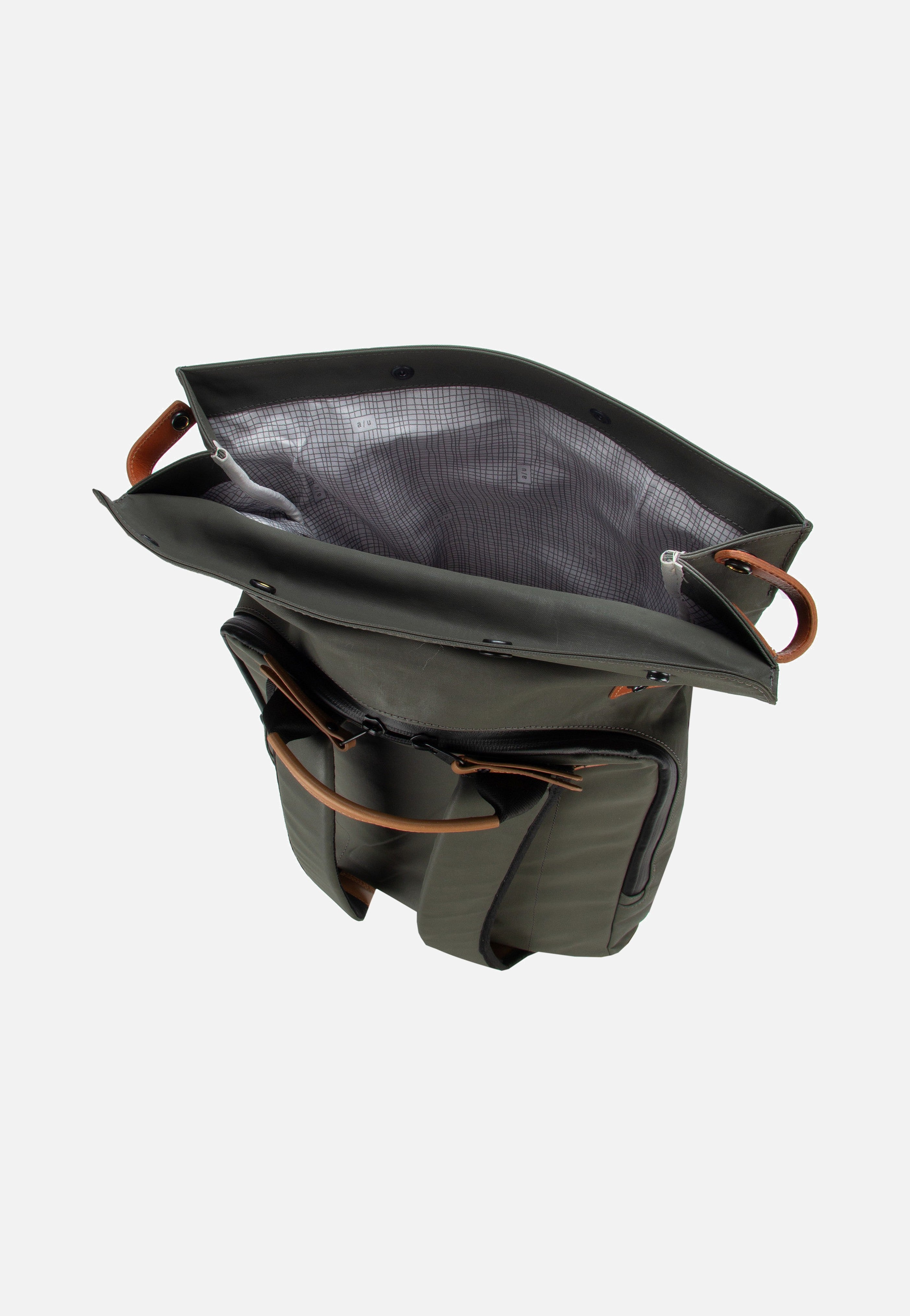 aunts & uncles - Osaka Gravity Grey - Rolltop Backpack | Neutral-Image