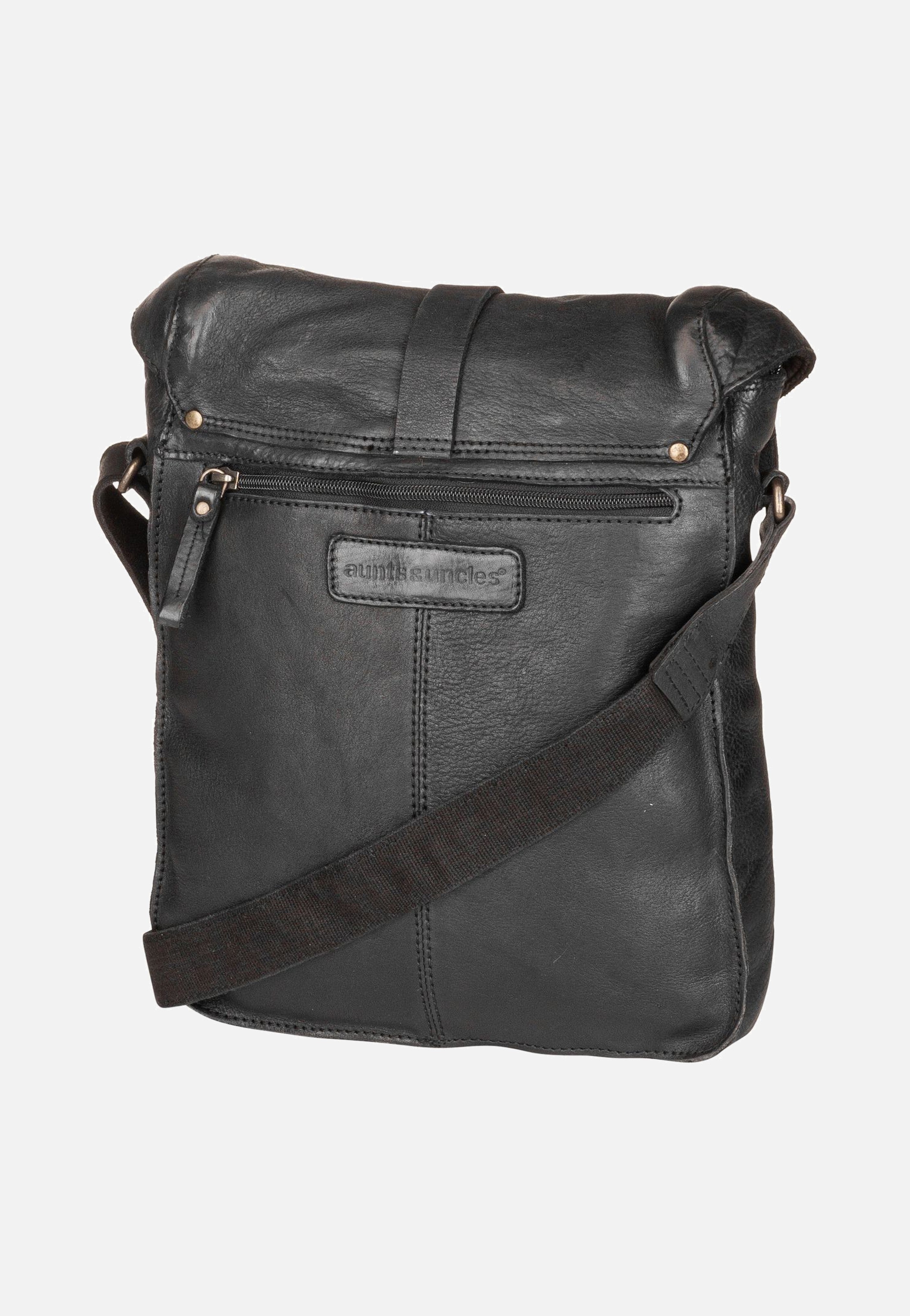 aunts & uncles Verdi Charcoal Black Umhängetasche