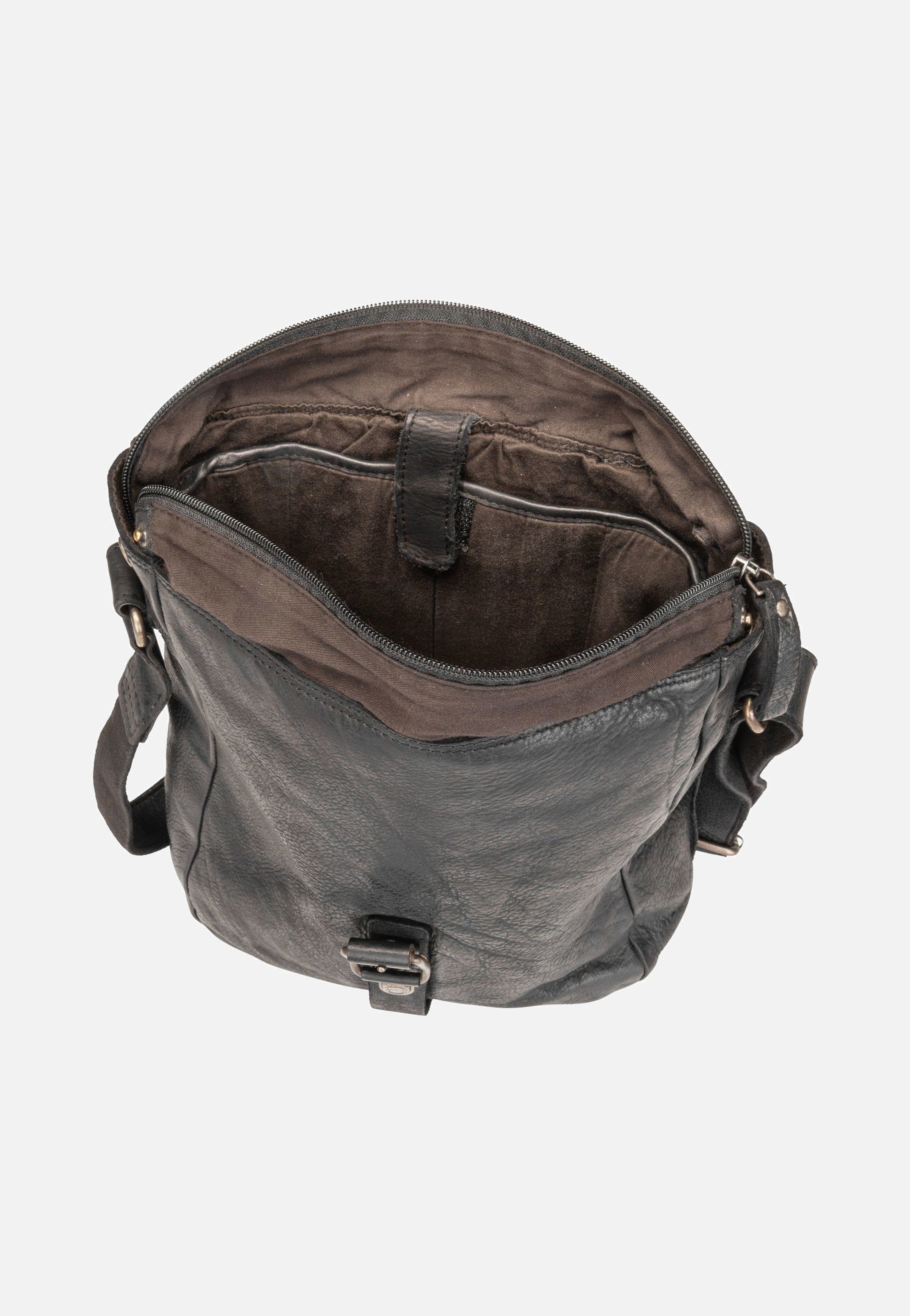 aunts & uncles Verdi Charcoal Black Umhängetasche