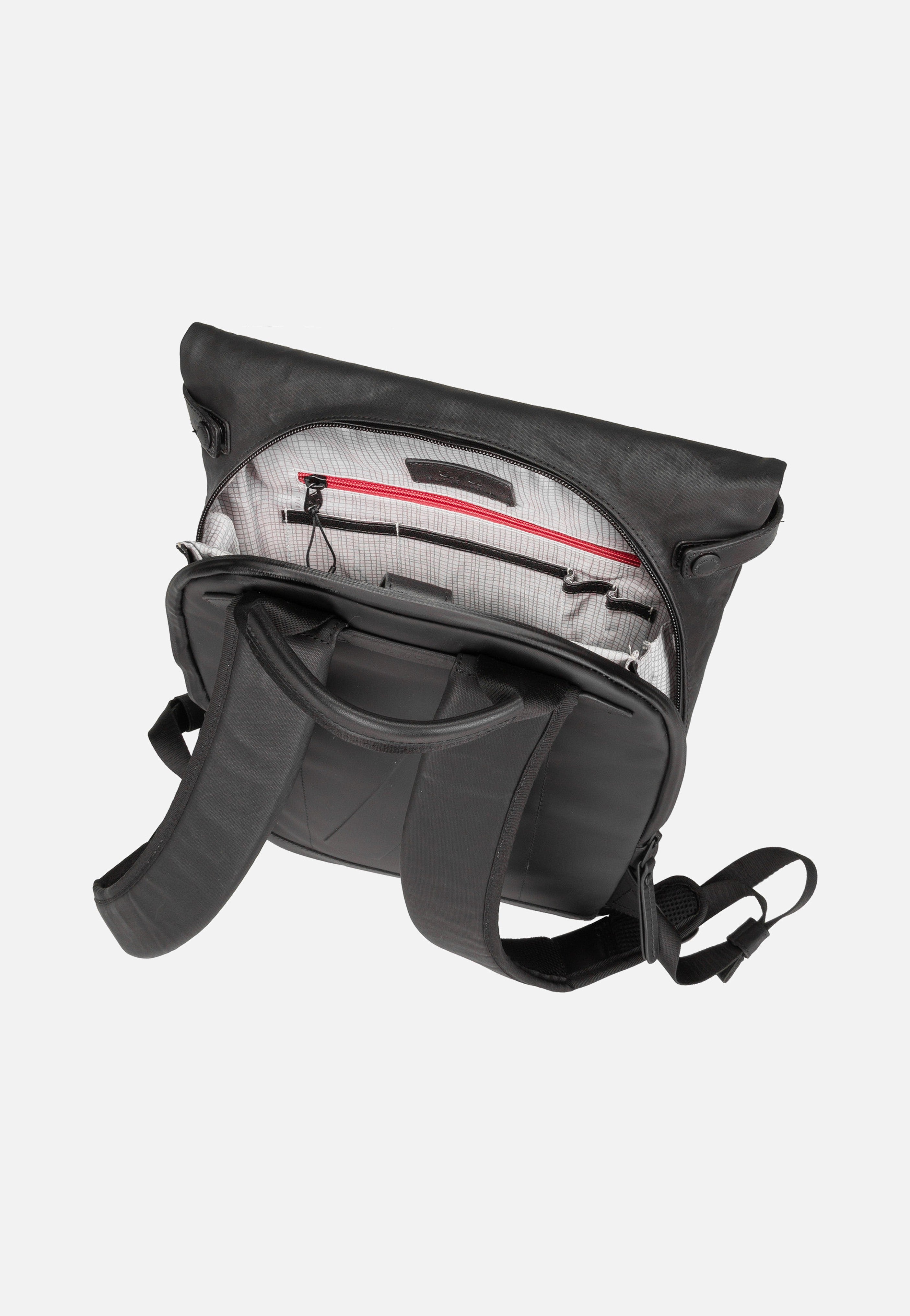 aunts & uncles - Wakayama Black - Rolltop Backpack | Neutral-Image