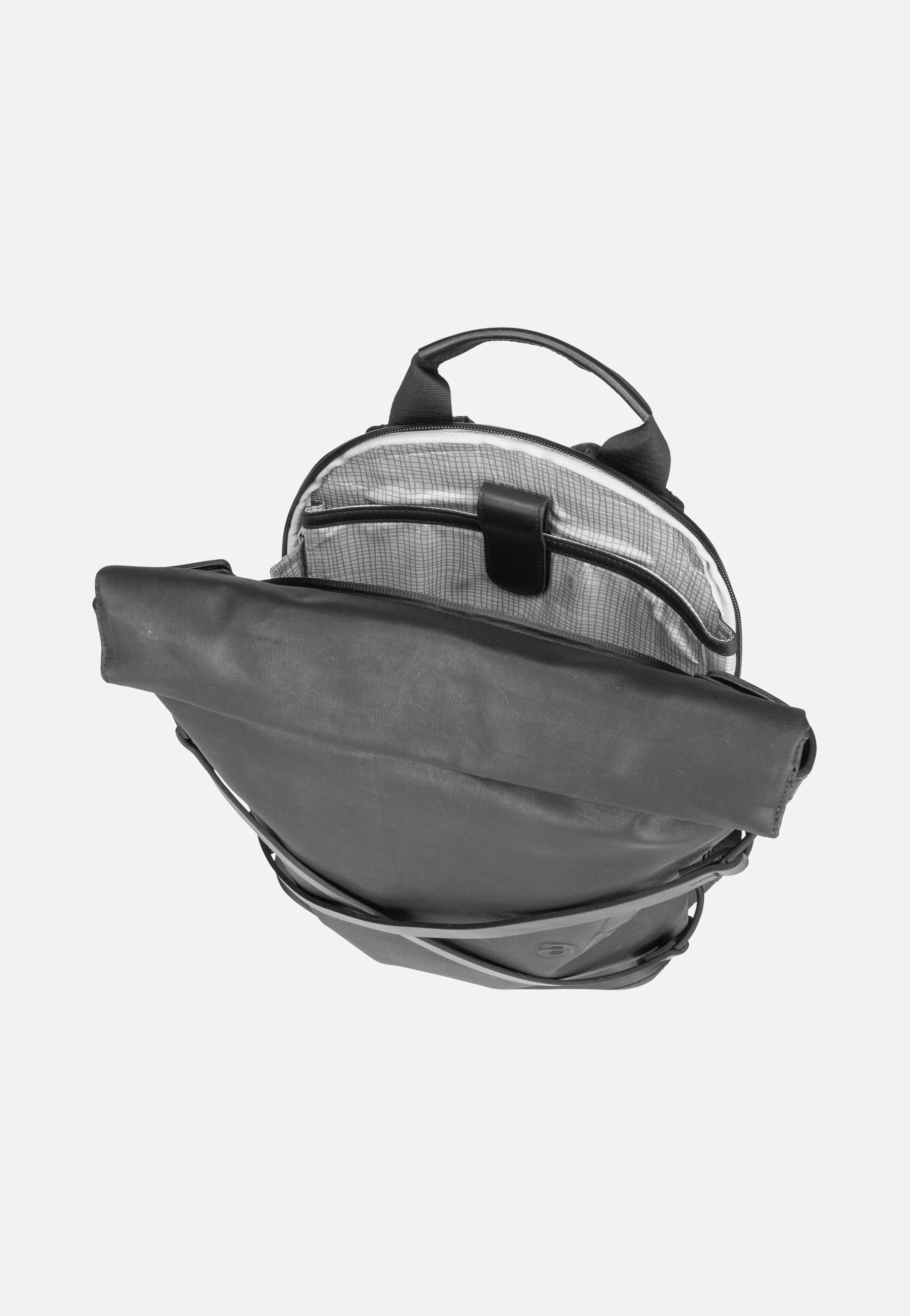 aunts & uncles - Yokohama Black - Rolltop Backpack | Neutral-Image