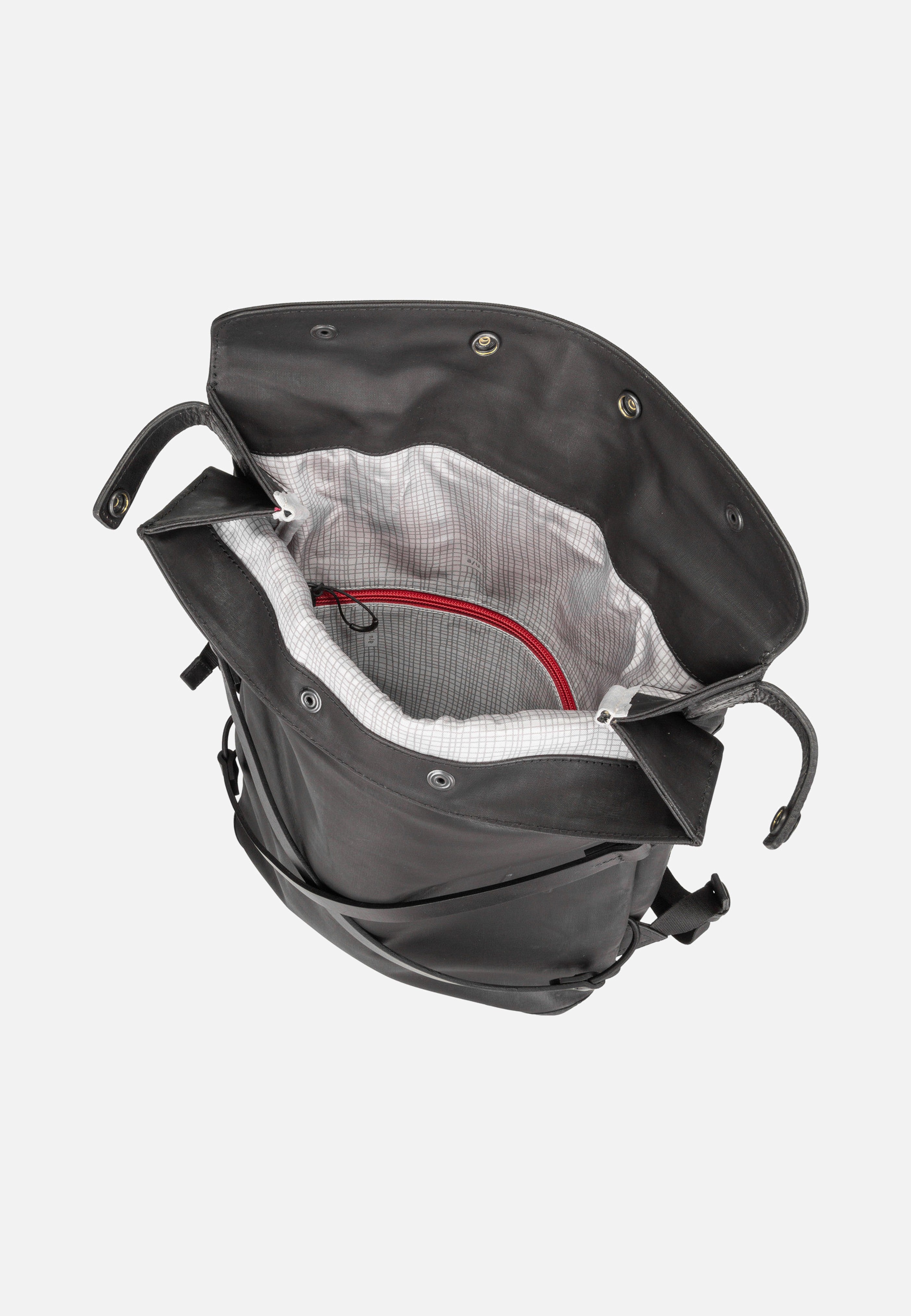 aunts & uncles - Yokohama Black - Rolltop Backpack | Neutral-Image