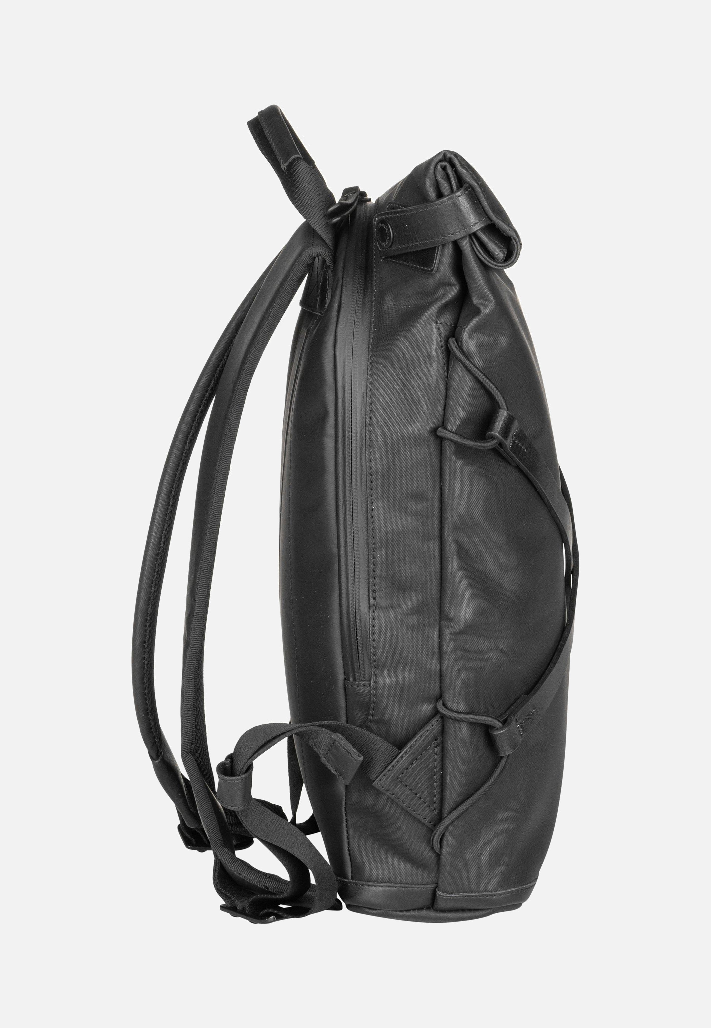 aunts & uncles Yokohama Black Rolltop Rucksack