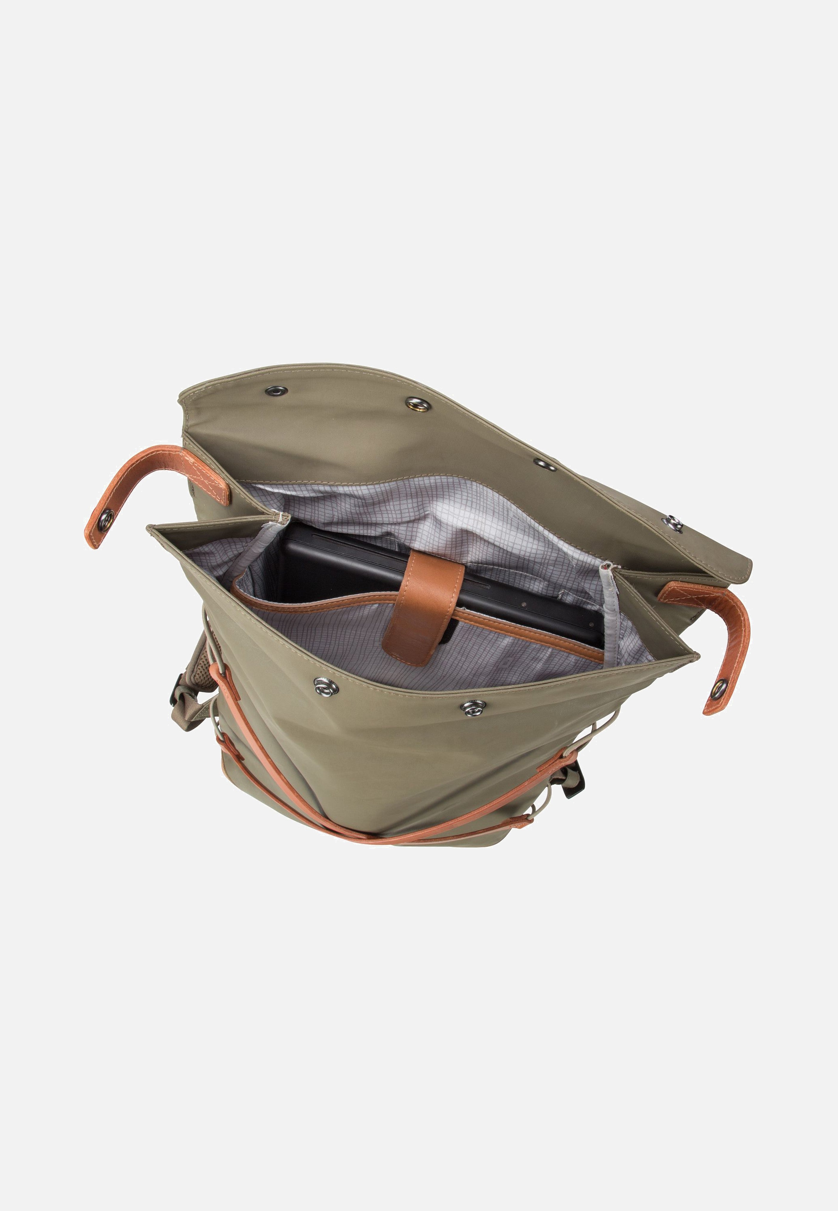 aunts & uncles - Yokohama Fallen Rock - Rolltop Backpack | Neutral-Image