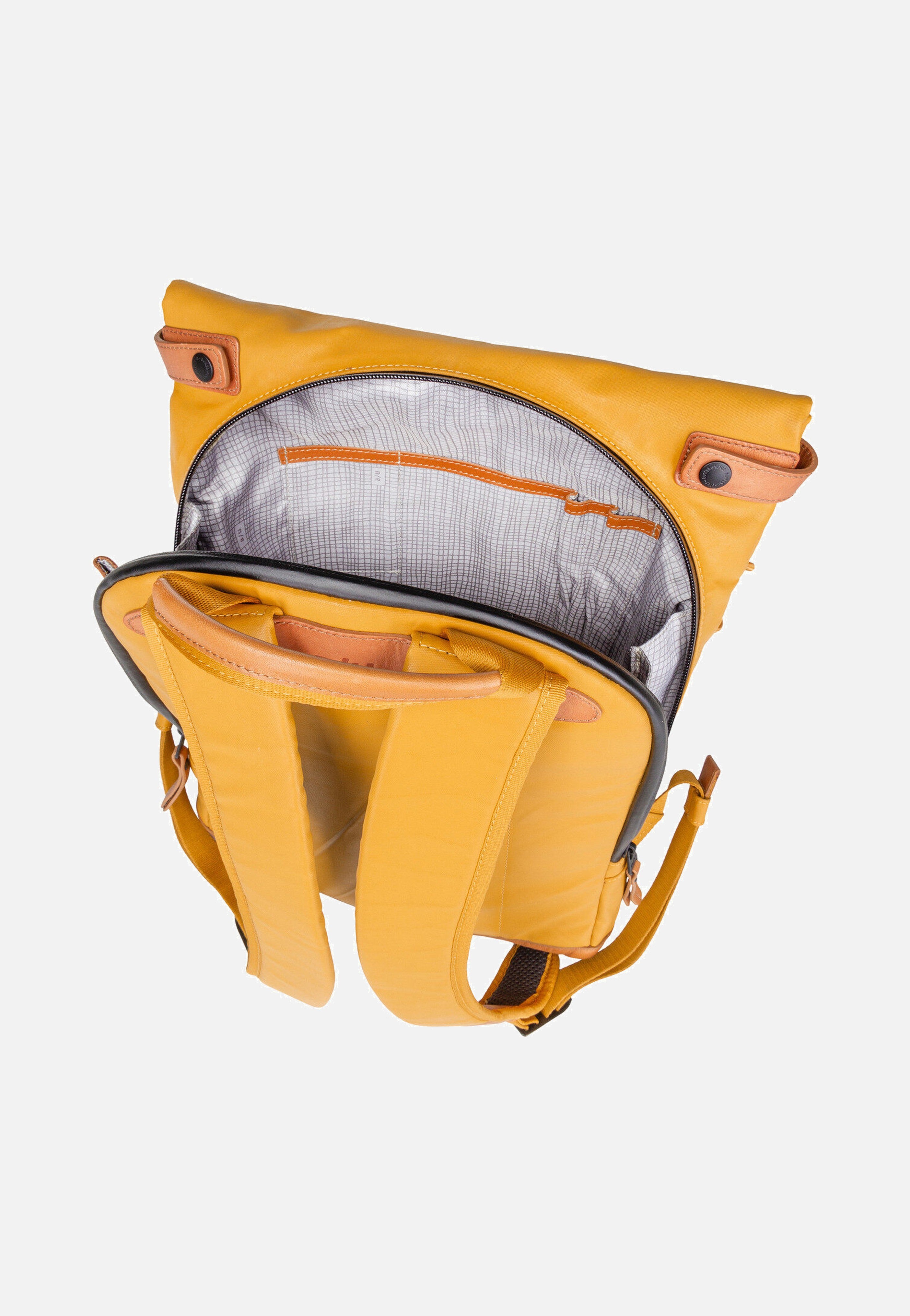 aunts & uncles - Yokohama Mustard - Rolltop Backpack | Neutral-Image