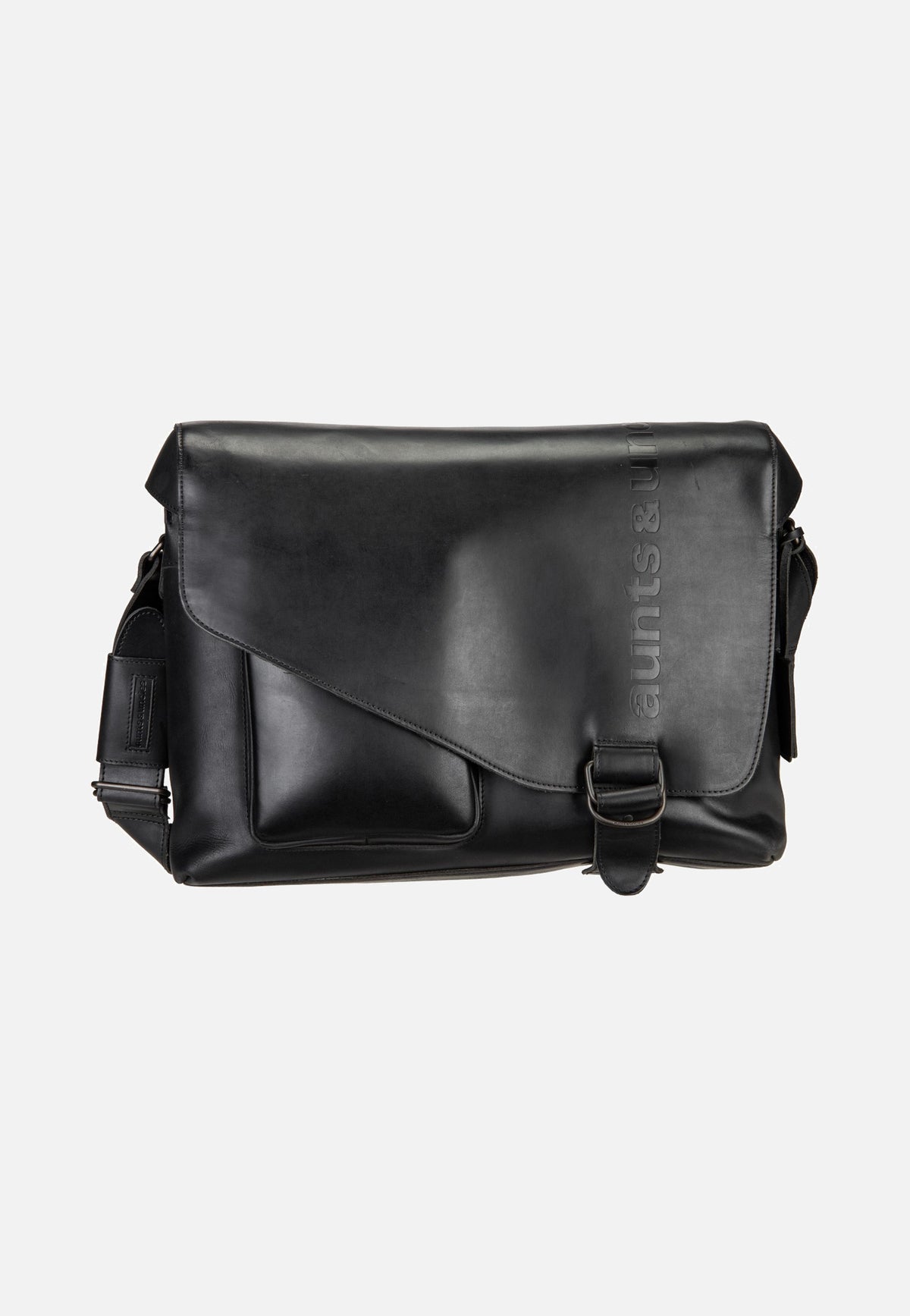 aunts & uncles Big Judd Black Messenger Bag