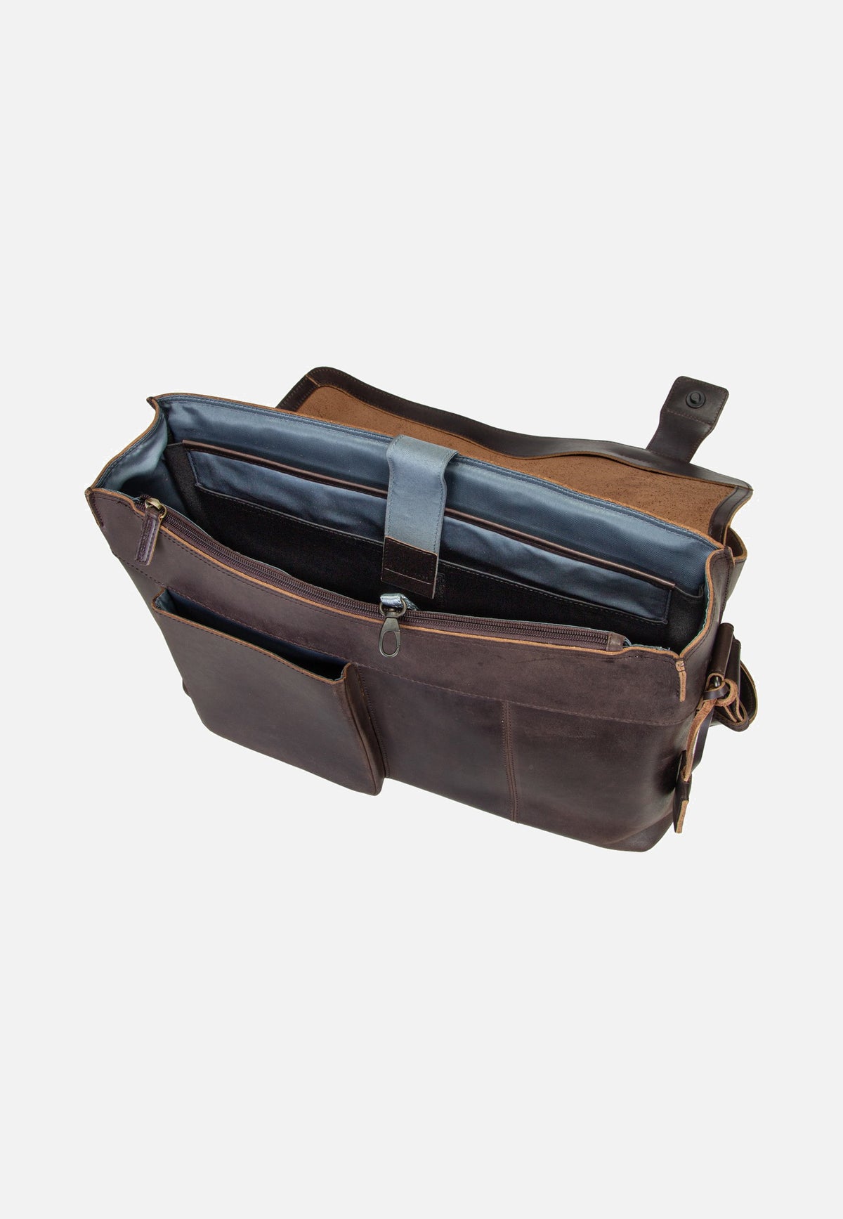 aunts & uncles Big Judd Dark Brown Messenger Bag