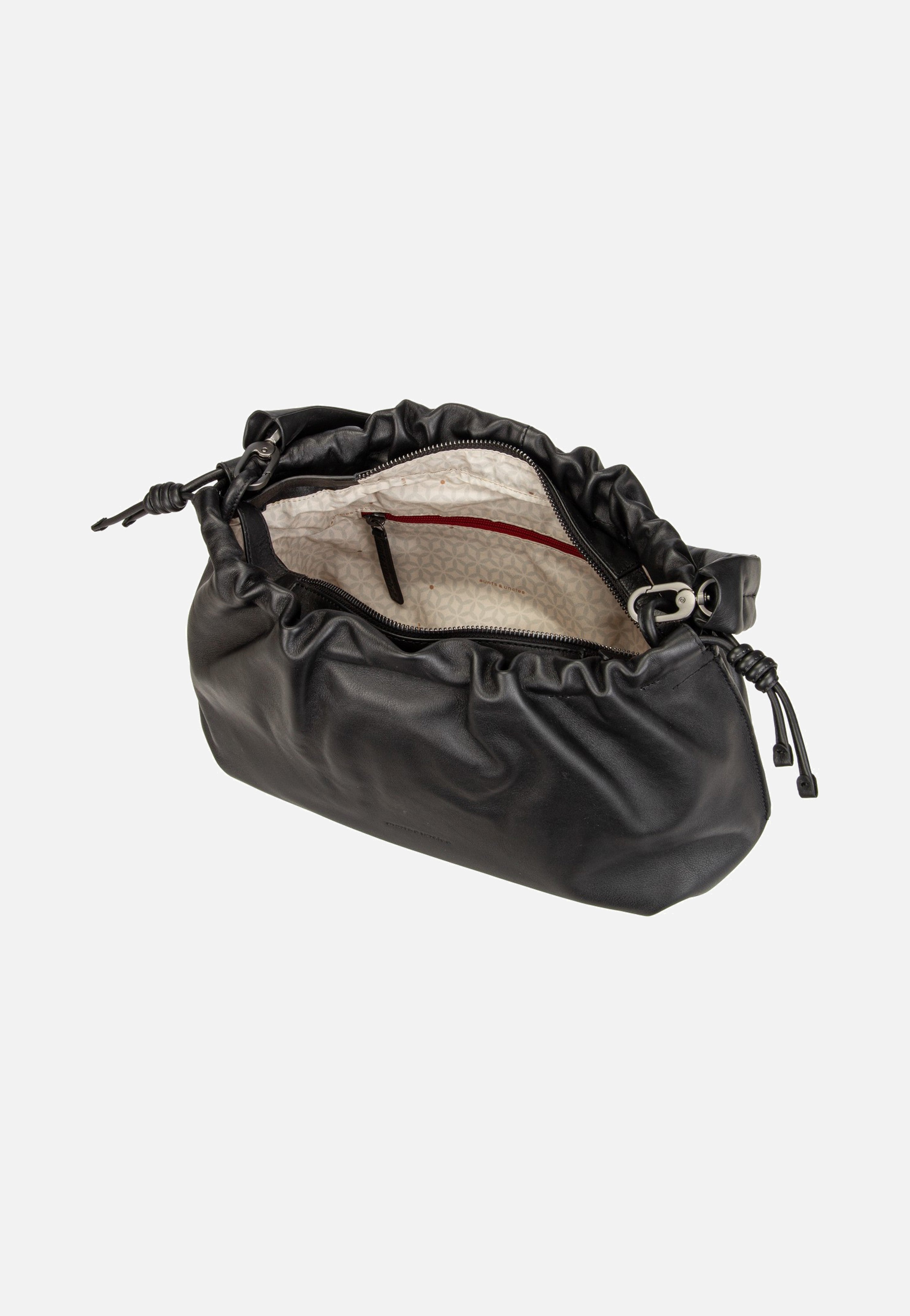 aunts & uncles Bloom Jet Black  Bucket Bag
