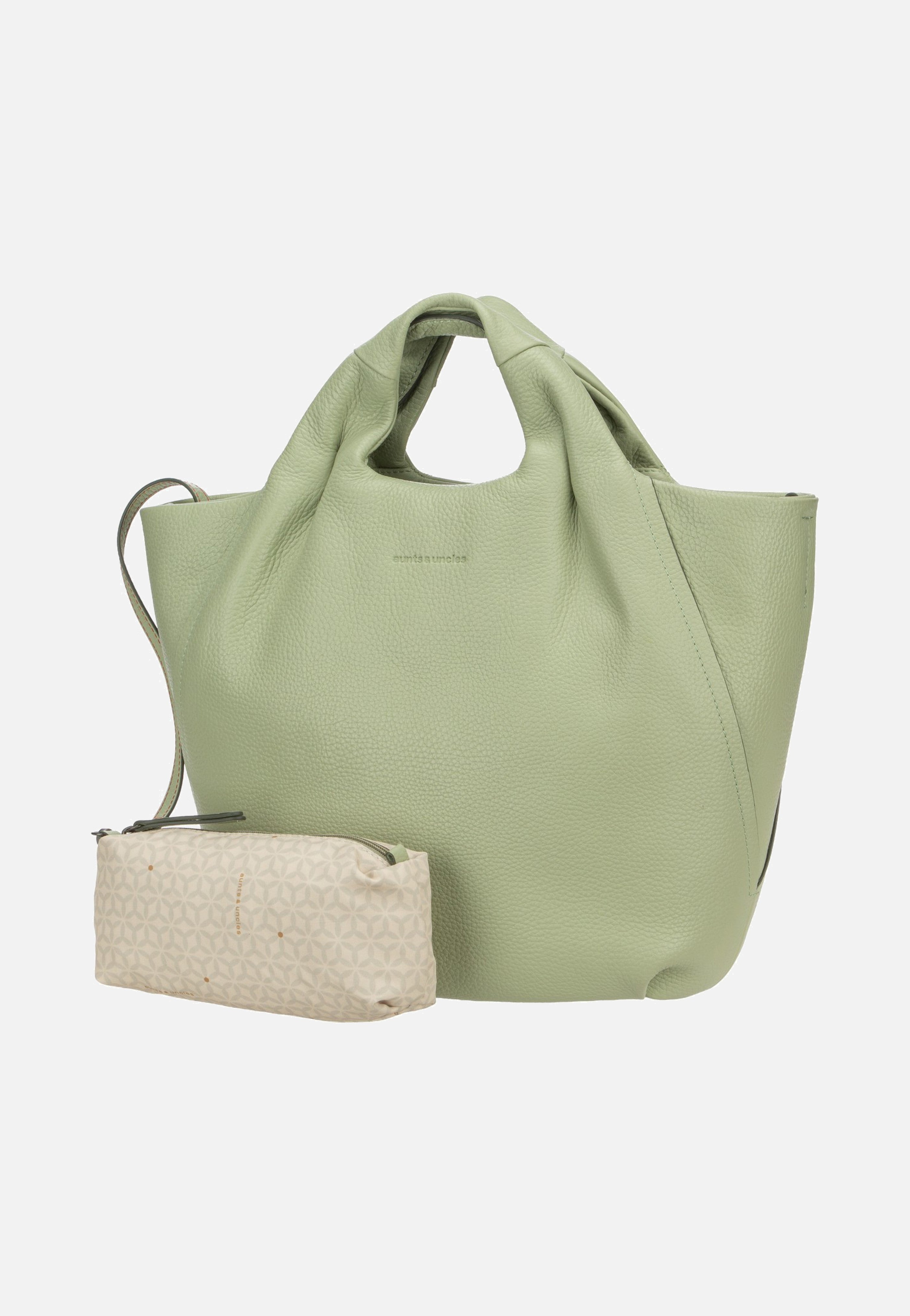 aunts & uncles Dearie Green Tea  Handle Bag