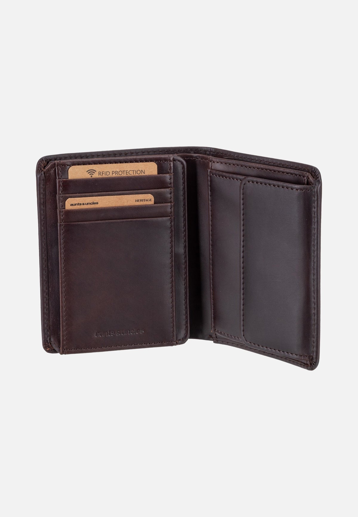 aunts & uncles Duke Dark Brown Portemonnaie
