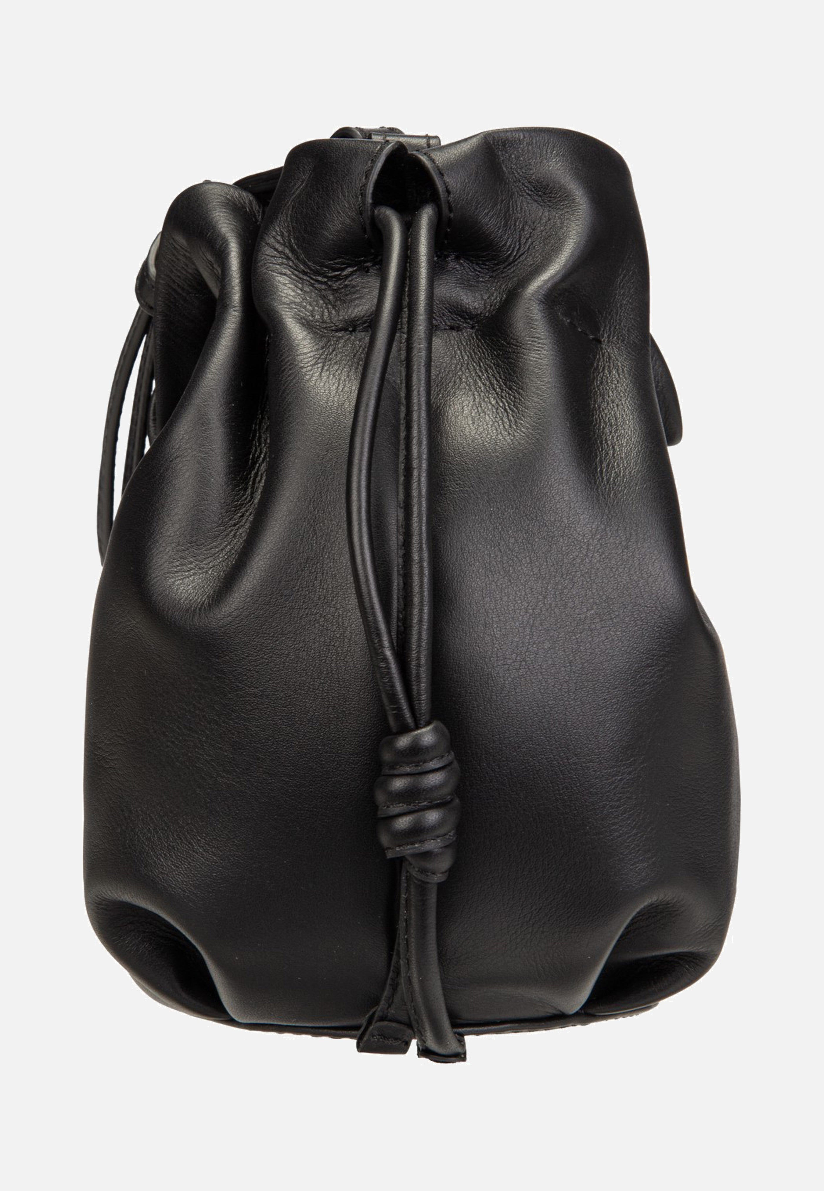 aunts & uncles Fleur Jet Black  Bucket Bag