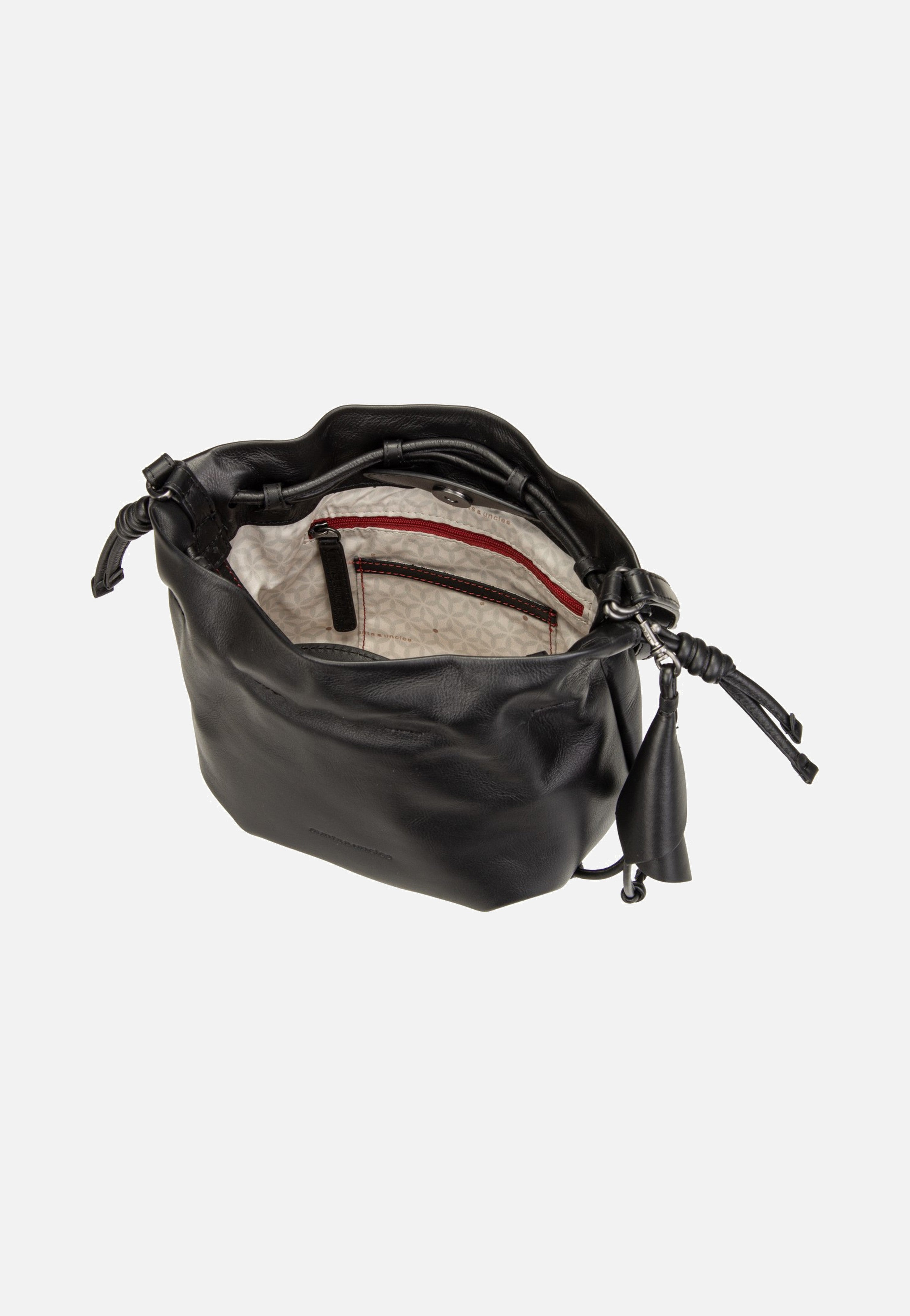 aunts & uncles Fleur Jet Black  Bucket Bag