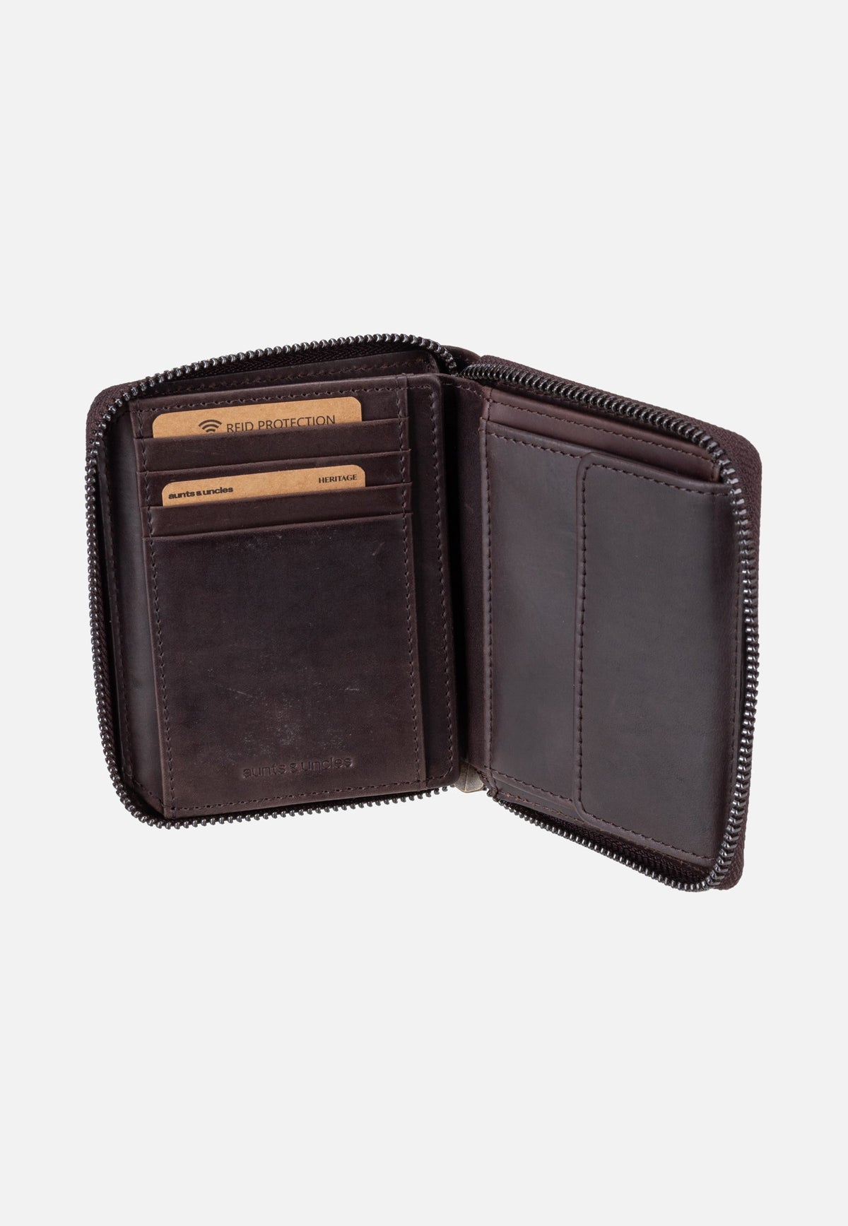 aunts & uncles Jasper Dark Brown Portemonnaie