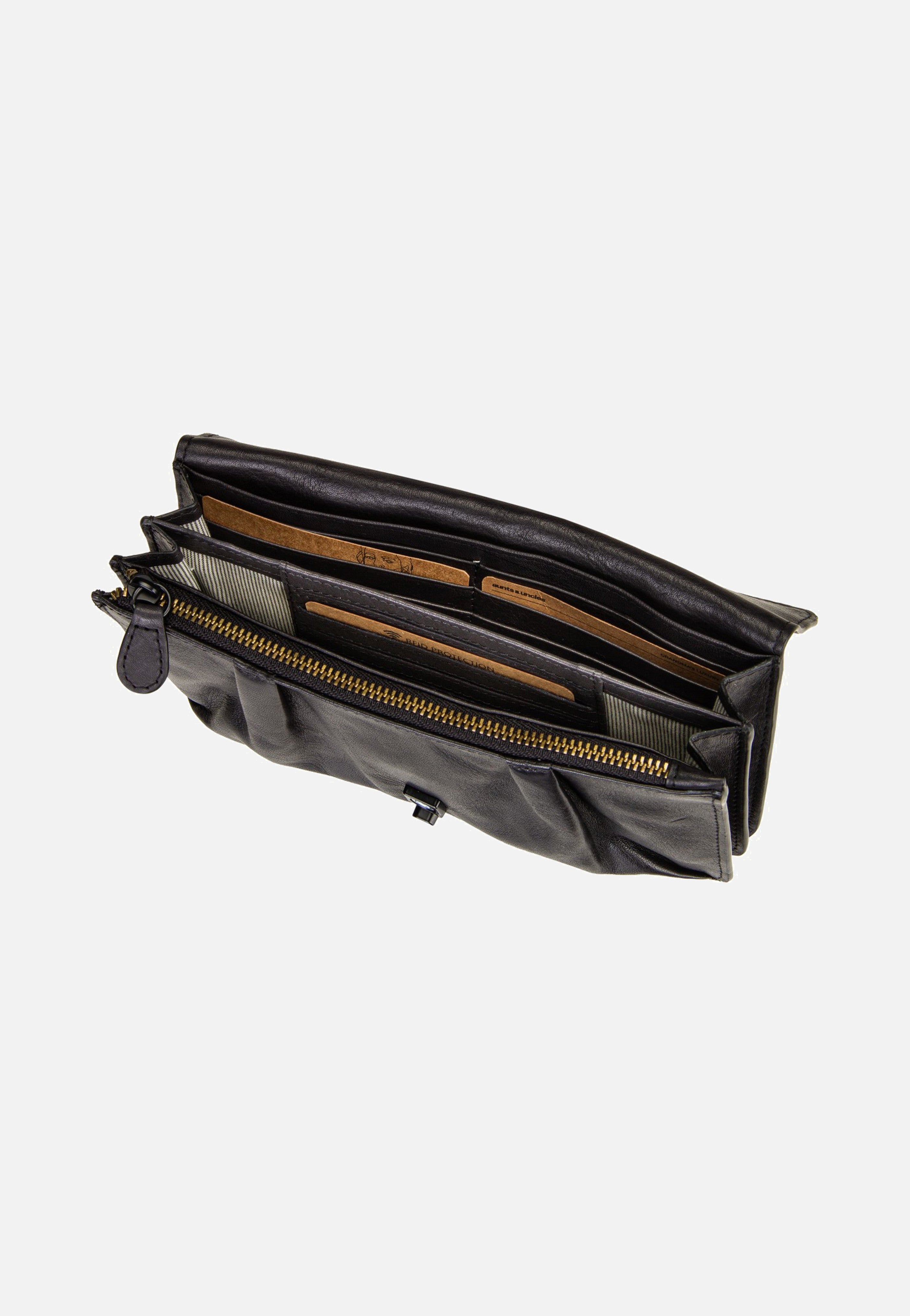 aunts & uncles Mabel Black Smoke Wallet