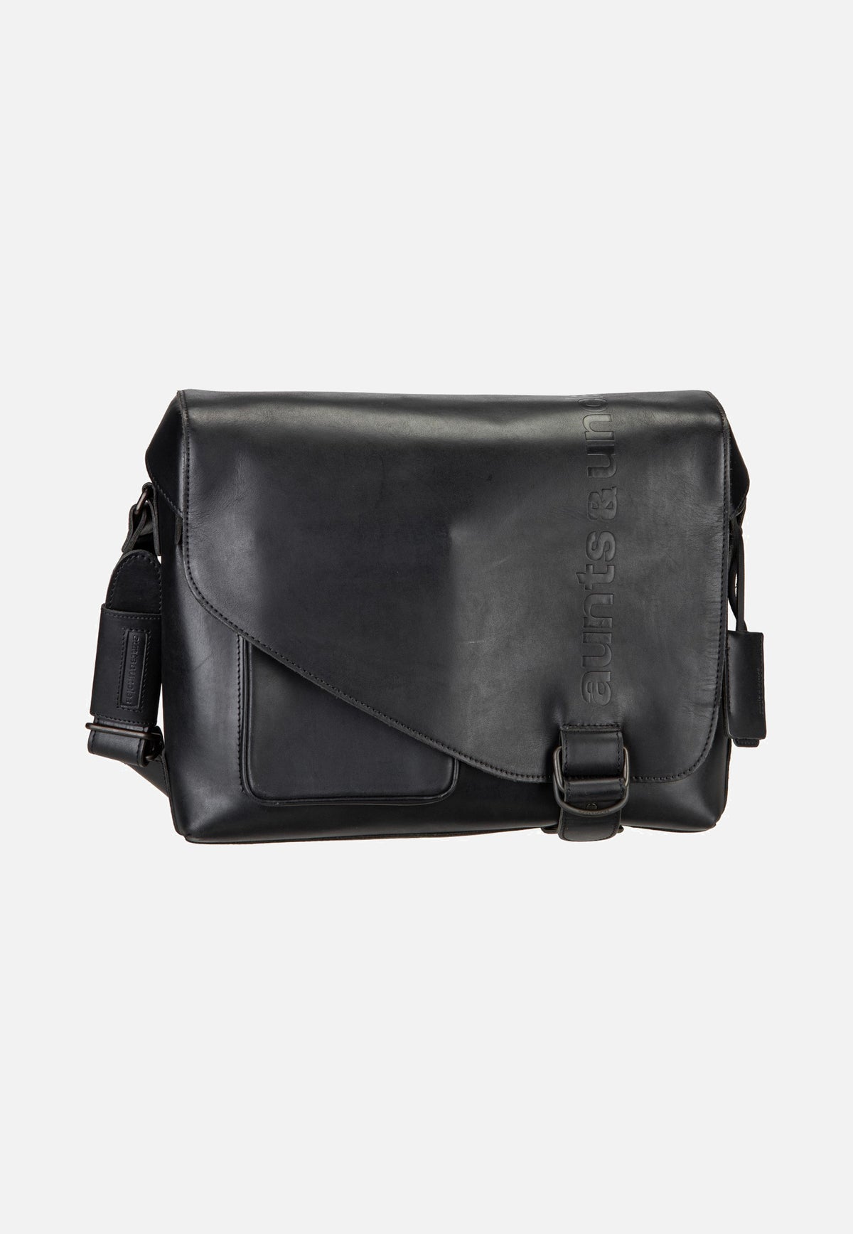 aunts & uncles Medium Judd Black Messenger Bag