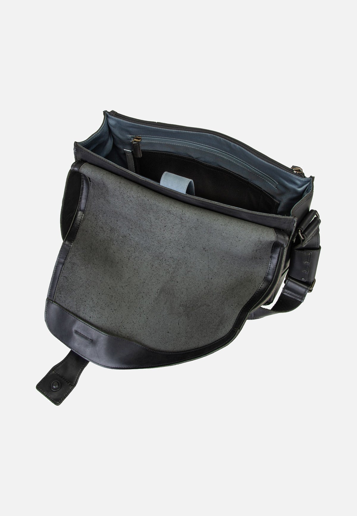 aunts & uncles Medium Judd Black Messenger Bag