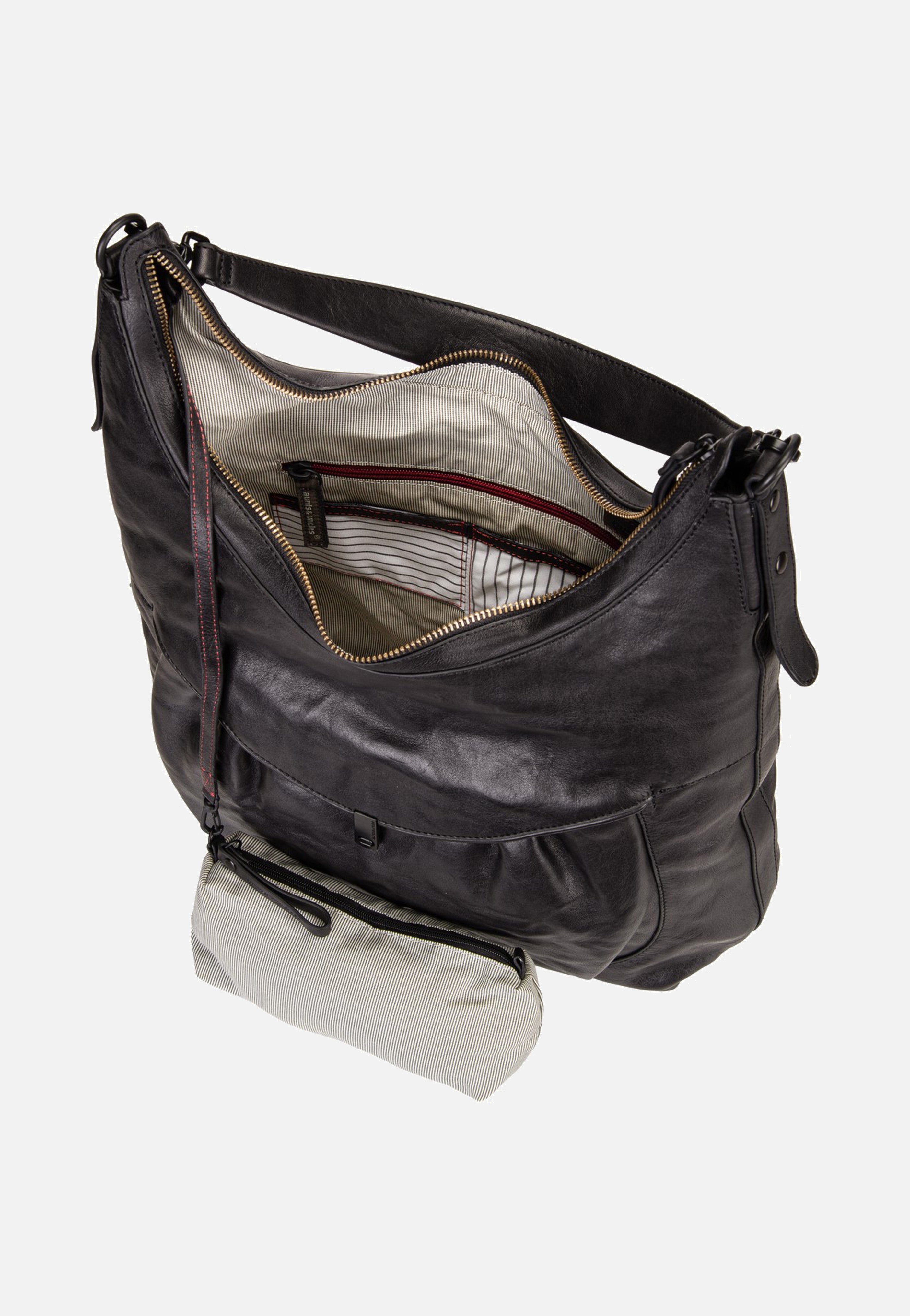 aunts & uncles Mrs. Banoffee Pie Black Smoke Hobo Bag
