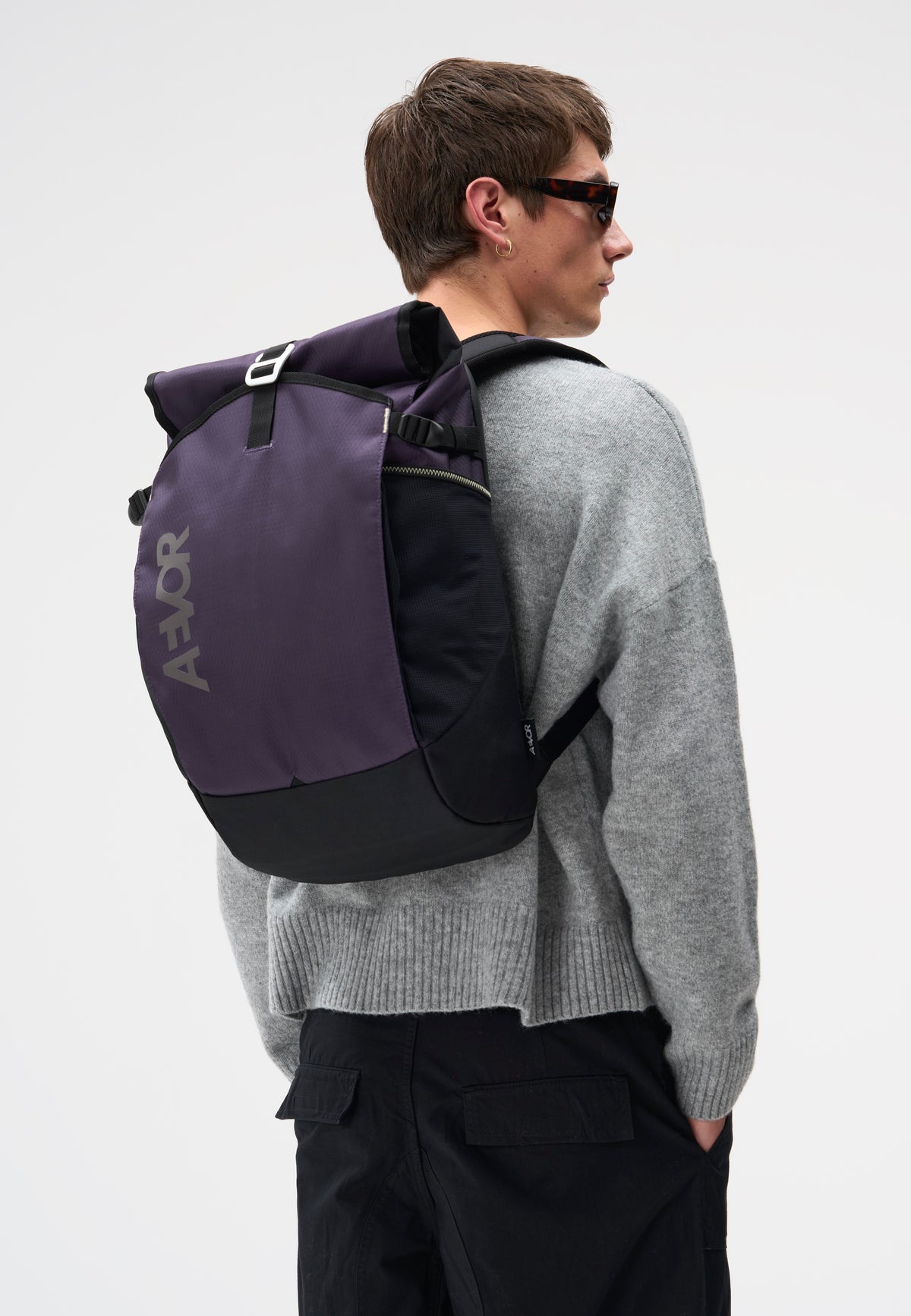 AEVOR Roll Pack Proof Phantom Purple Rolltop Rucksack