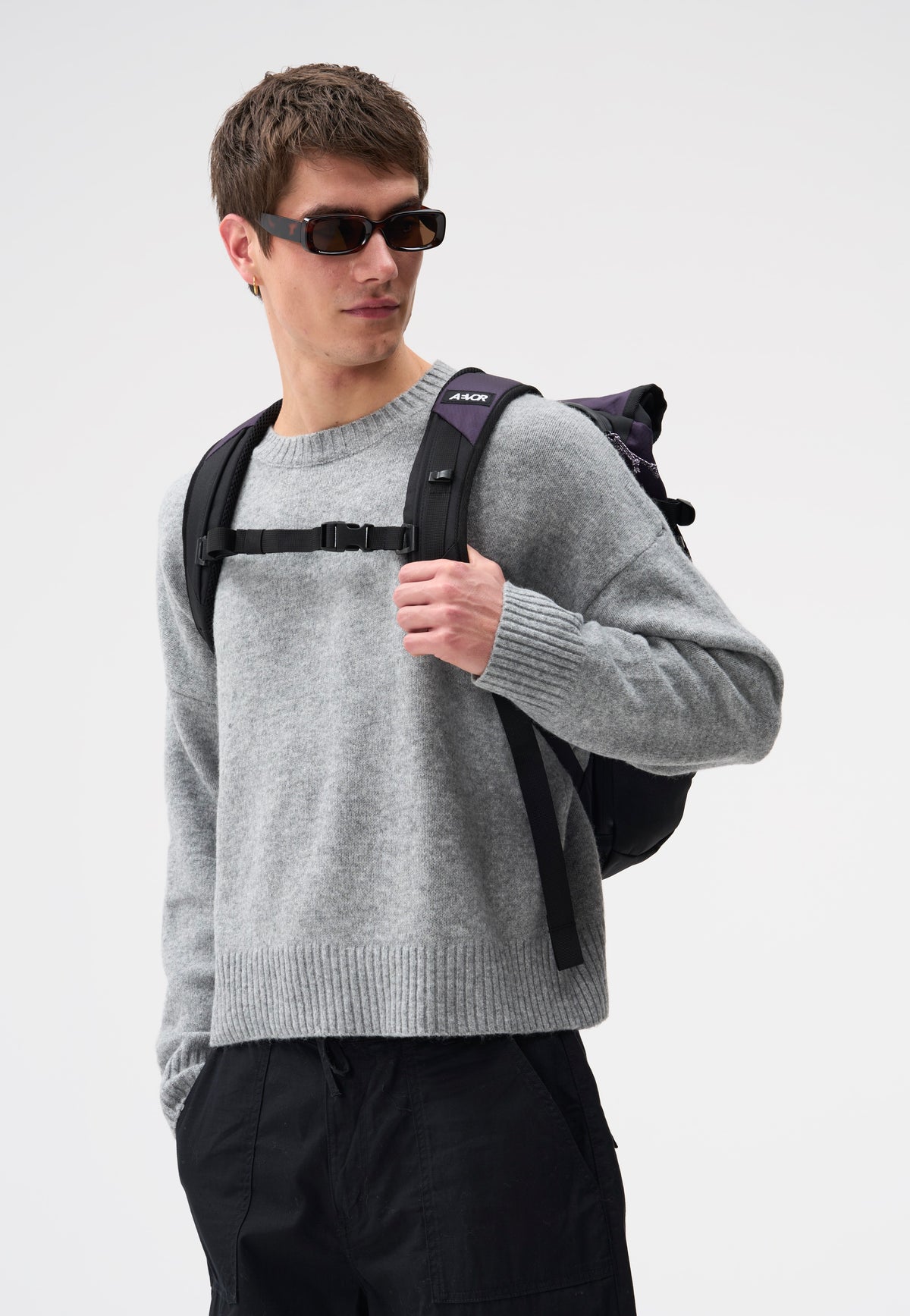 AEVOR Roll Pack Proof Phantom Purple Rolltop Rucksack